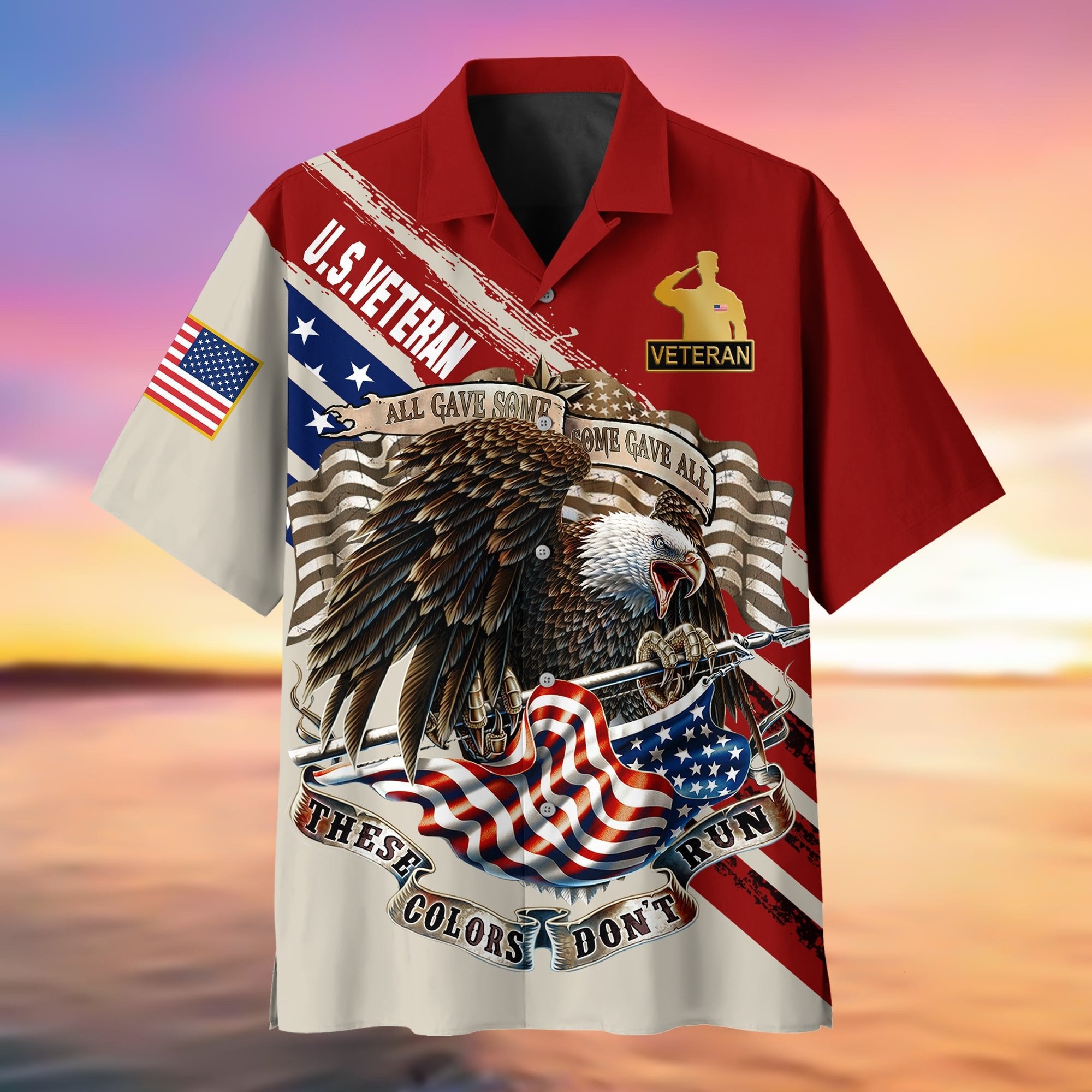 These Colors Don't Run U.S Veteran Hawaii Shirt PVC240303