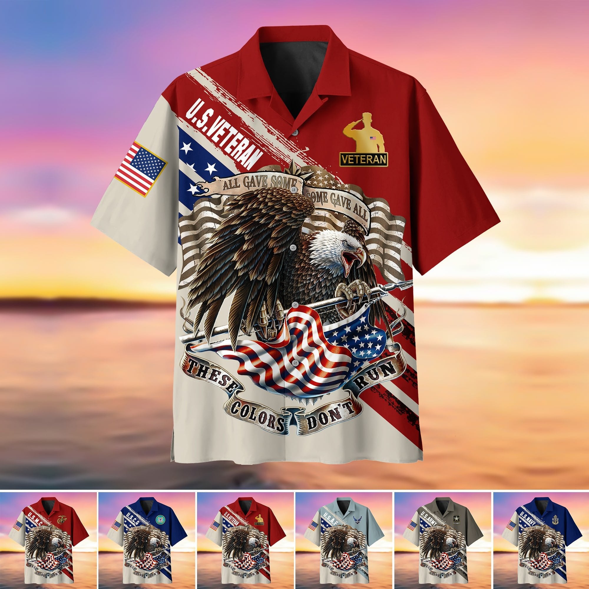 These Colors Don't Run U.S Veteran Hawaii Shirt PVC240303