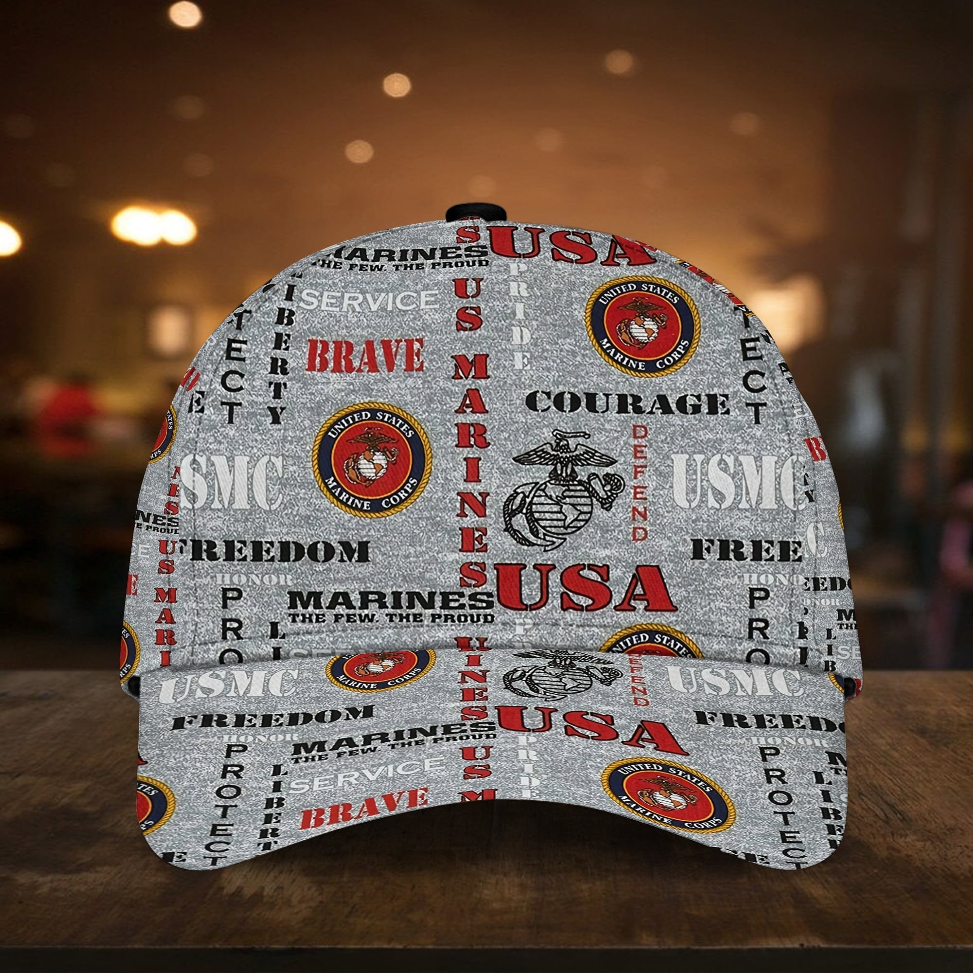 Honor Defend Freedom U.S Veteran Multiservice Premium Cap MH200602