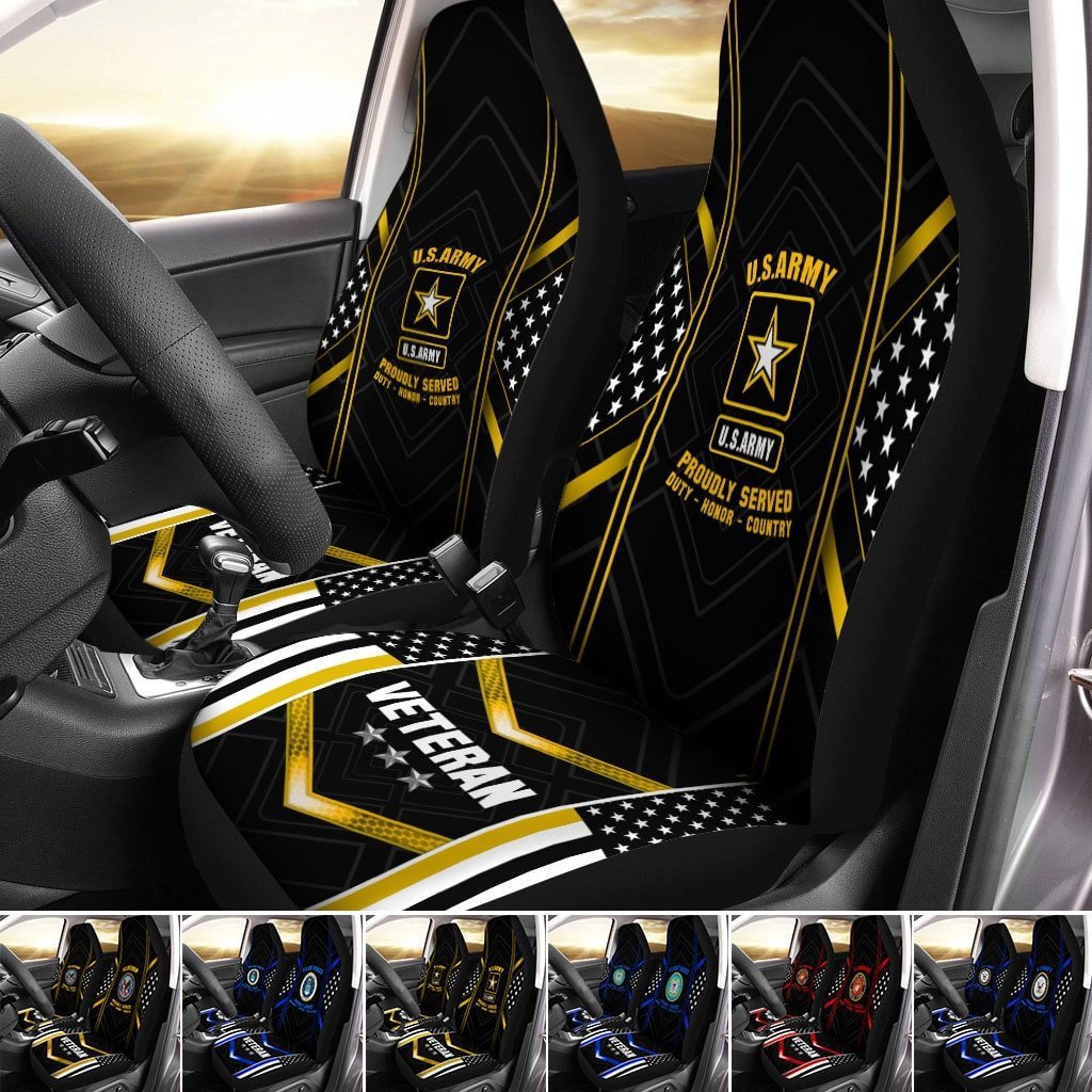 Premium Honoring All Who Served Car Seat Covers PVC200602