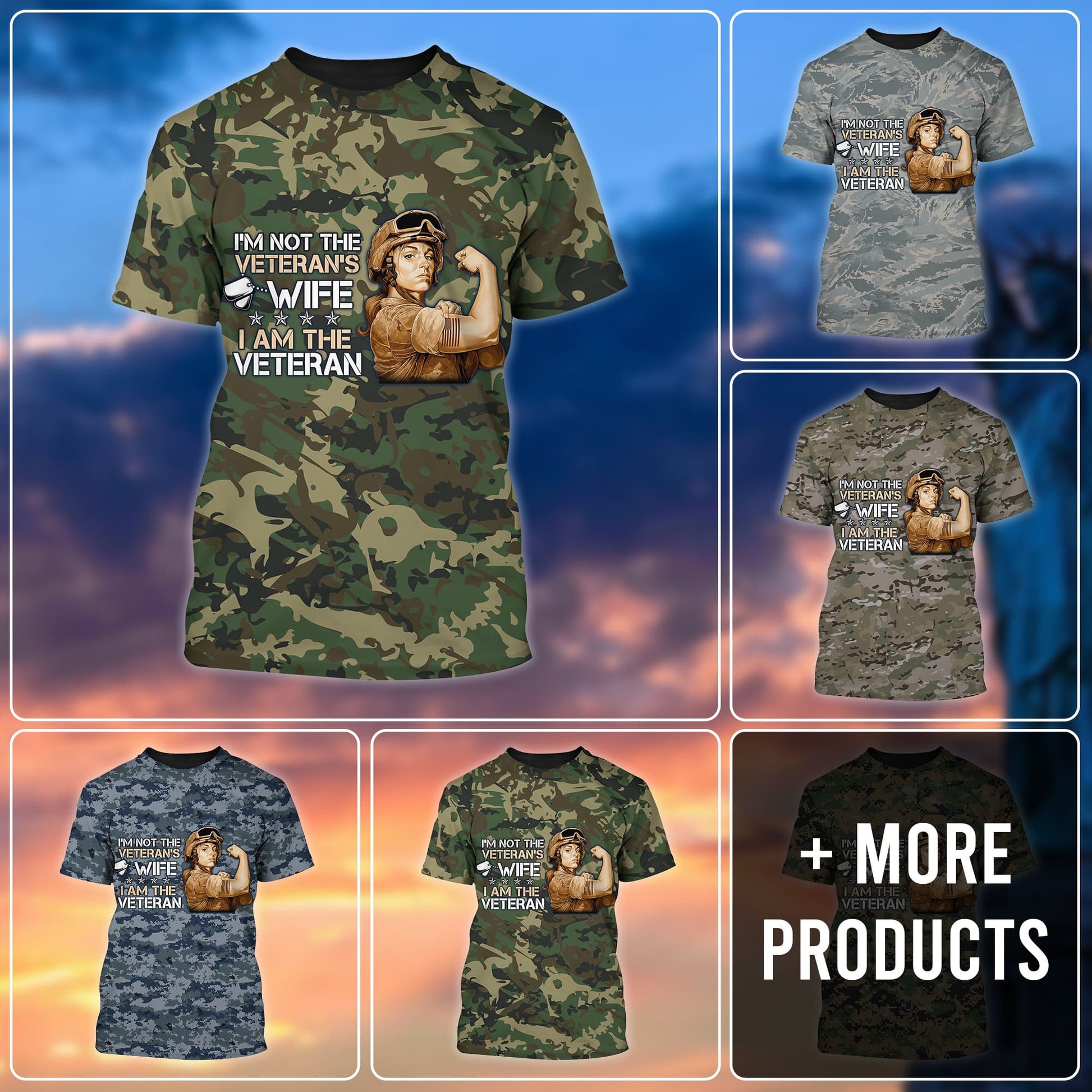 Premium I Am The Woman Veteran PVC040802