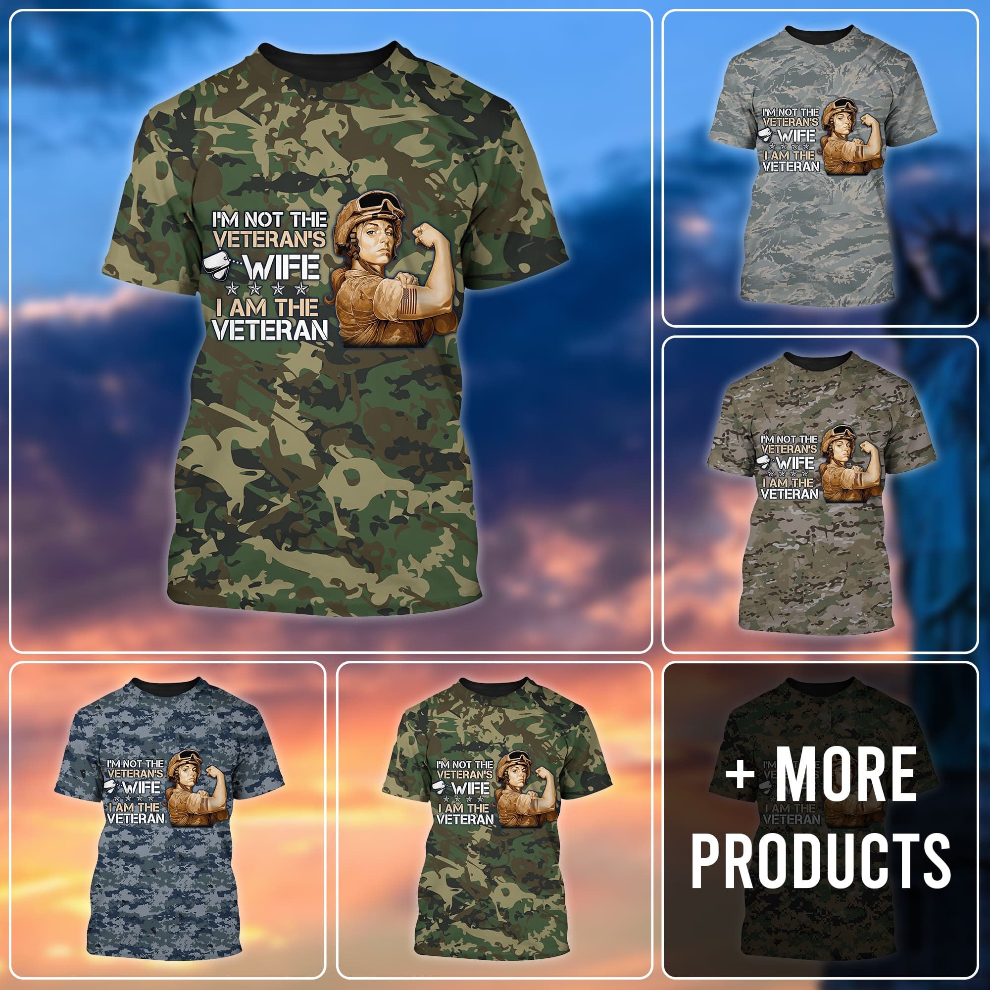 Premium I Am The Woman Veteran PVC040802