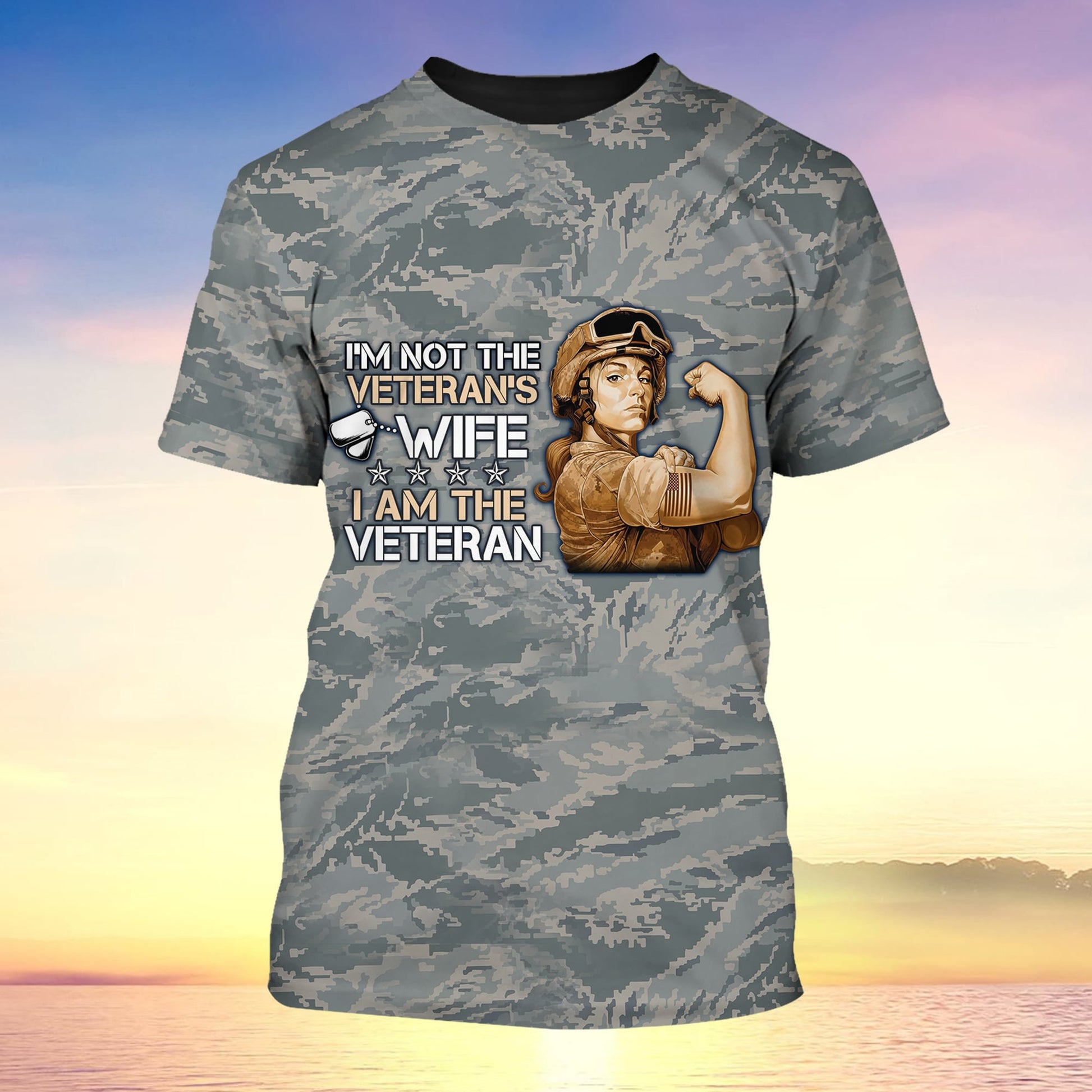 Premium I Am The Woman Veteran PVC040802