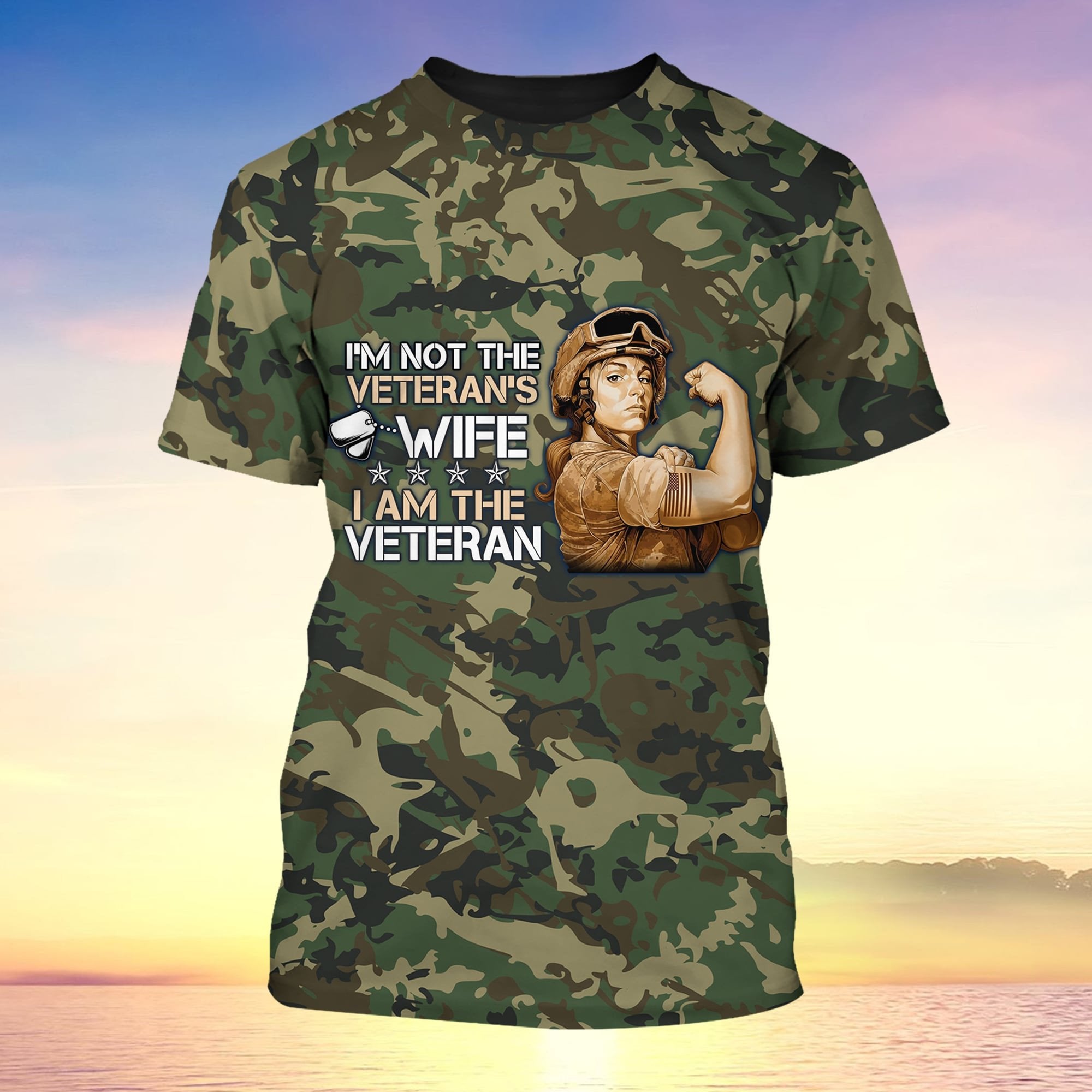 Premium I Am The Woman Veteran PVC040802