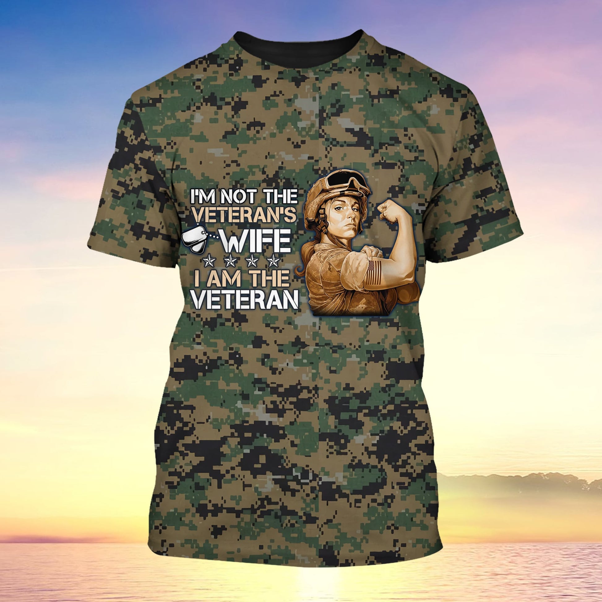 Premium I Am The Woman Veteran PVC040802