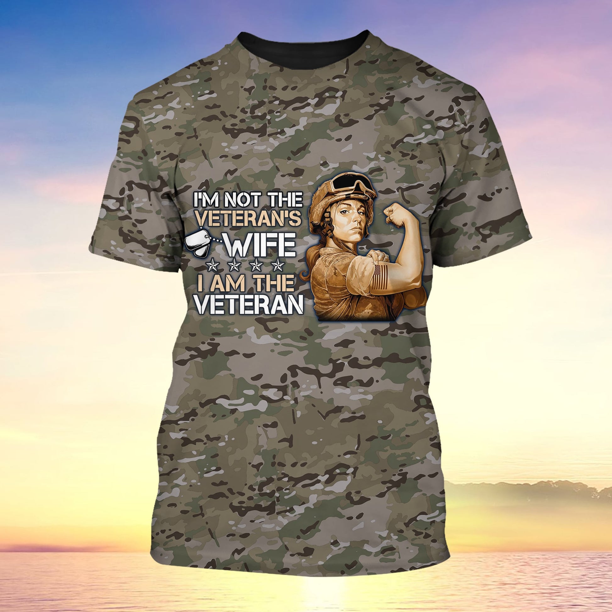 Premium I Am The Woman Veteran PVC040802