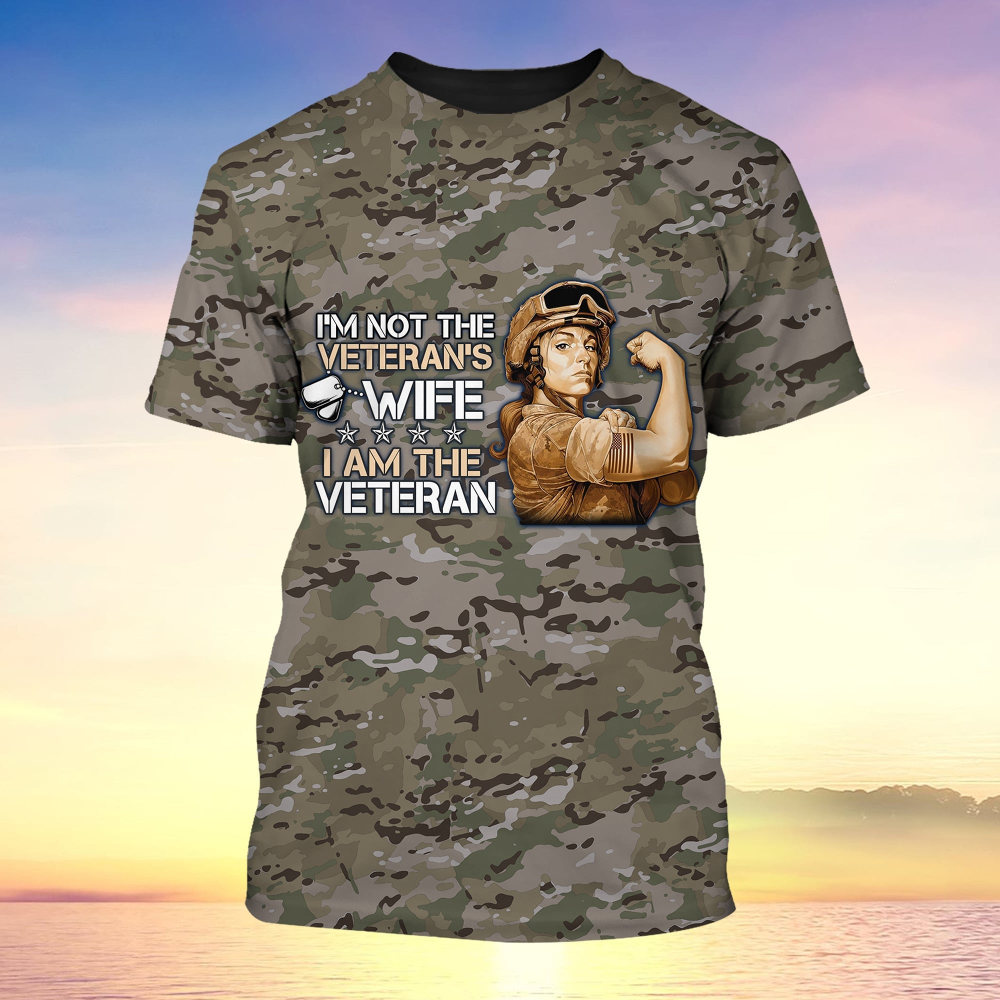 Premium I Am The Woman Veteran PVC040802