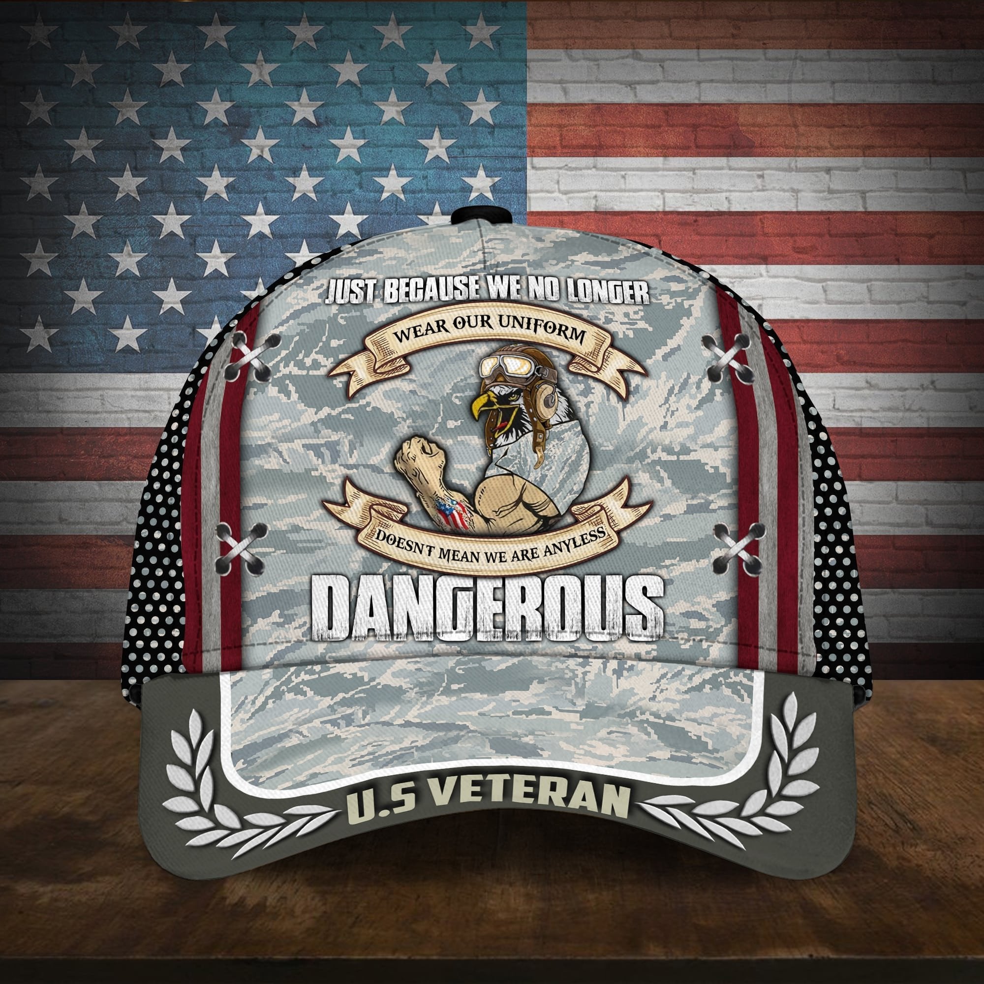Just Because We No Longer Multiservice U.S Veteran Cap MH110702