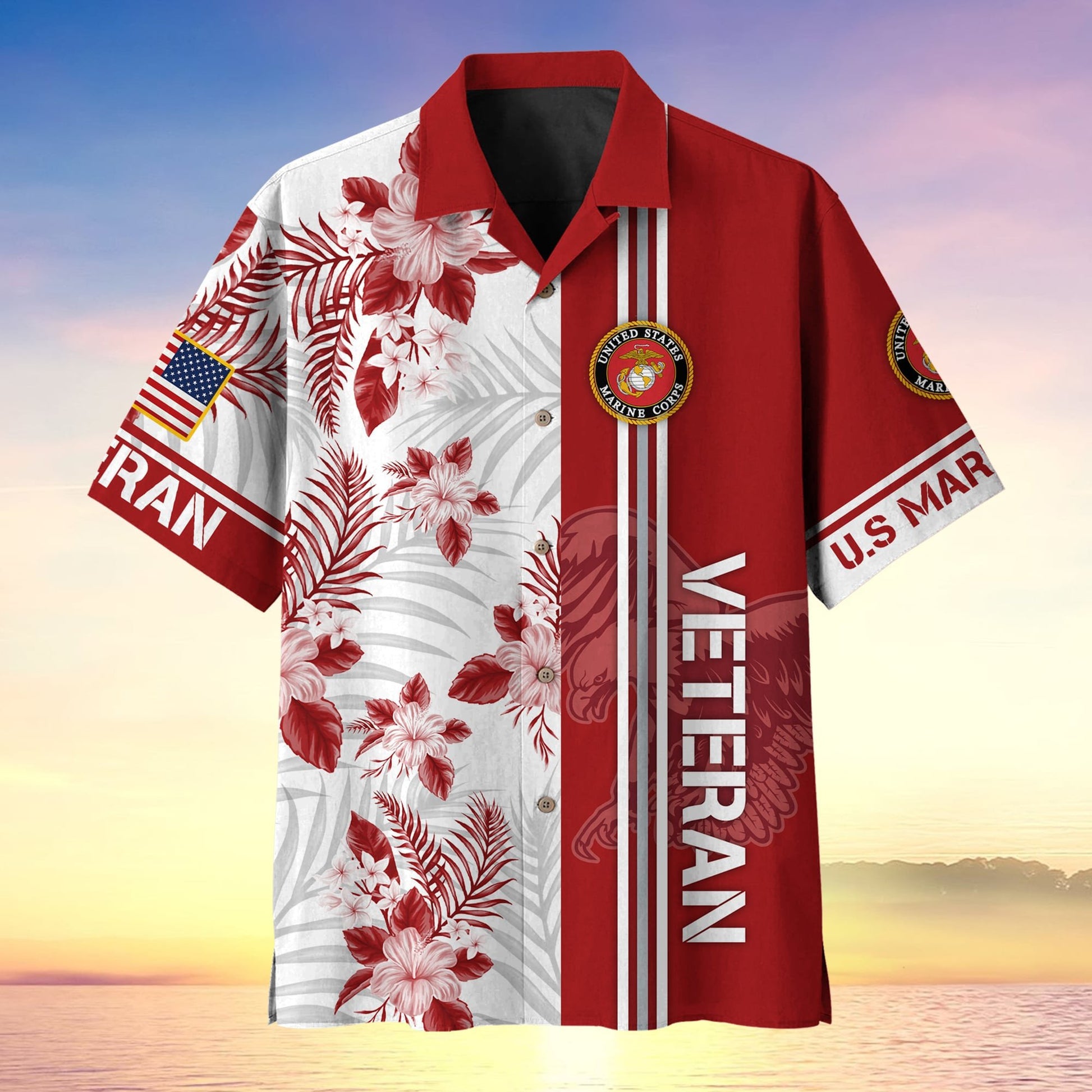 Premium US Veteran Hawaii Shirt NPVC270701