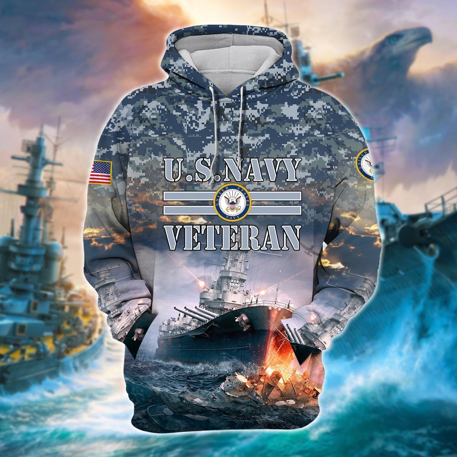 Premium Proud To Be A US Navy Veteran NPVC160802