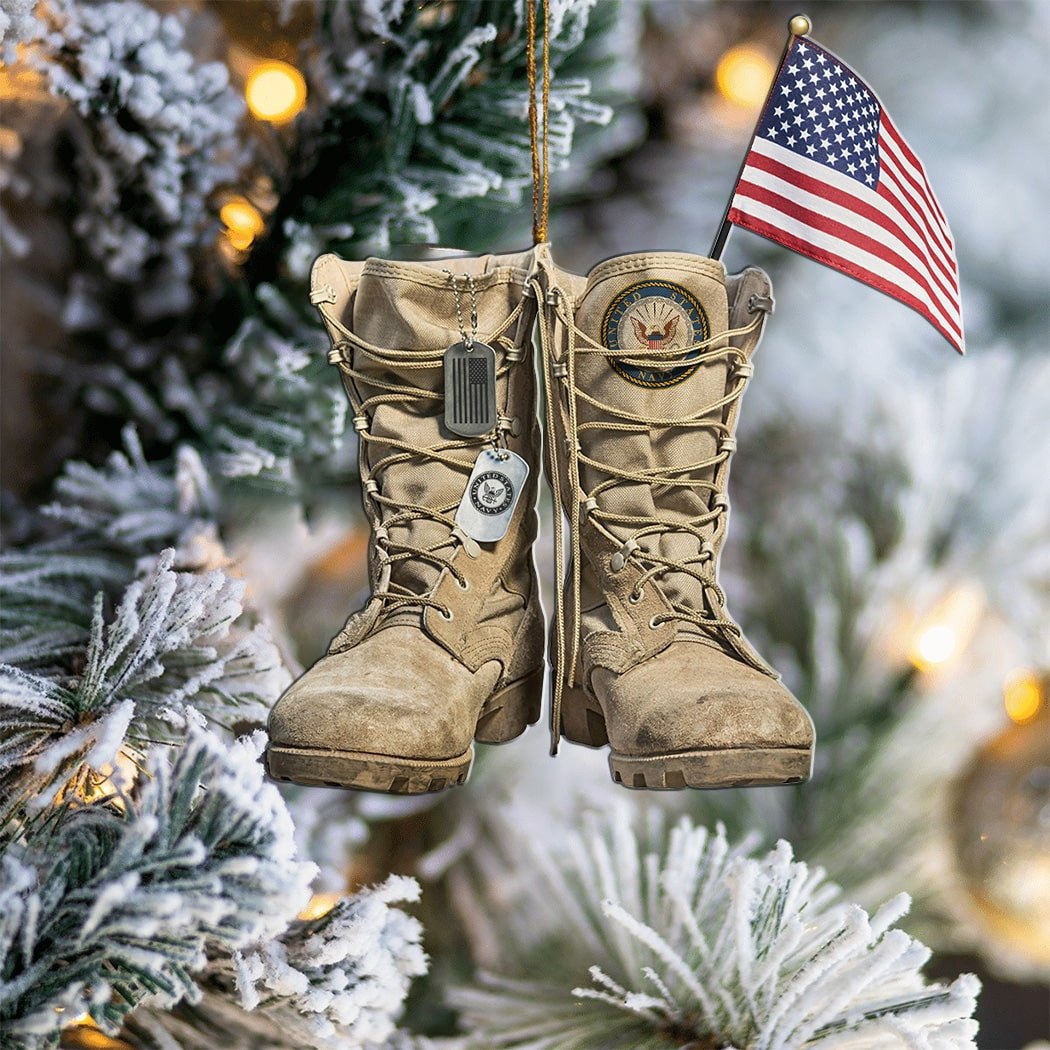 Unique Multiple Services US Veteran Ornament NPVC230901