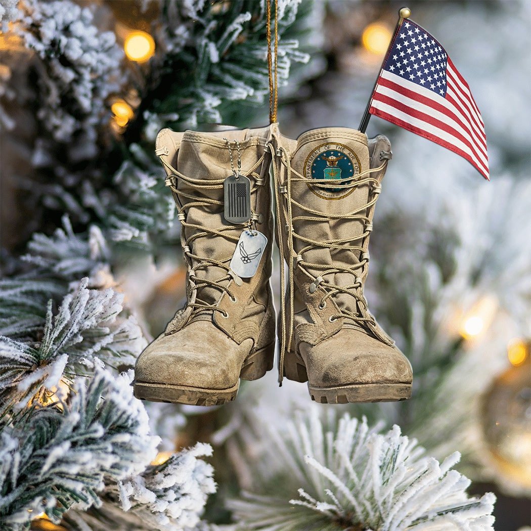 Unique Multiple Services US Veteran Ornament NPVC230901
