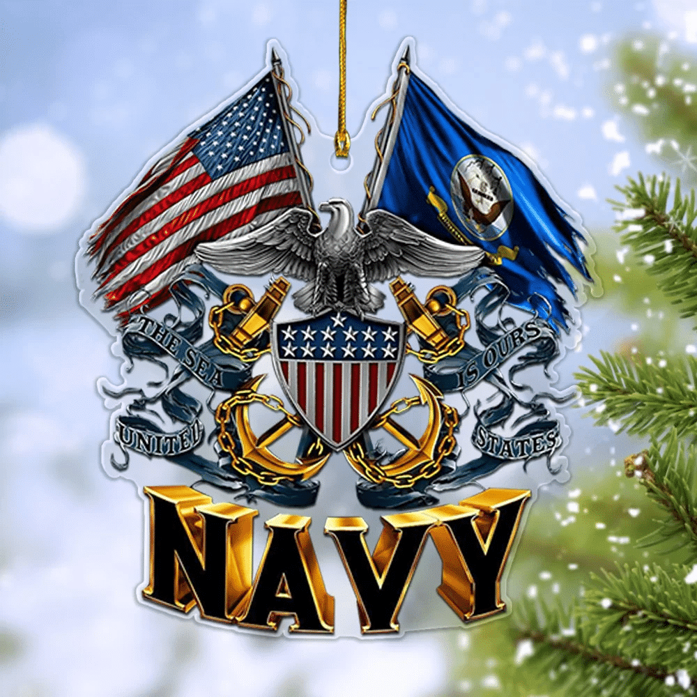 Unique Multiple Services US Veteran Ornament NPVC071011
