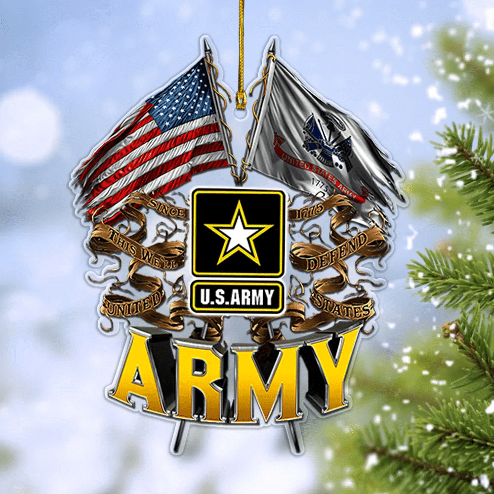 Unique Multiple Services US Veteran Ornament NPVC071011