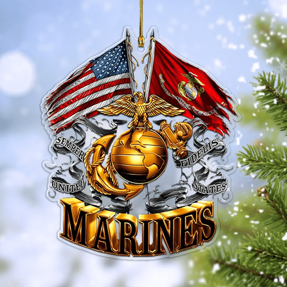 Unique Multiple Services US Veteran Ornament NPVC071011