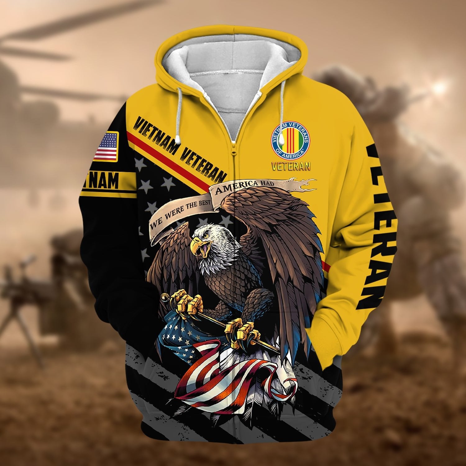 Premium All Gave Some Some Gave All US Veteran Zip Hoodie NPVC050911