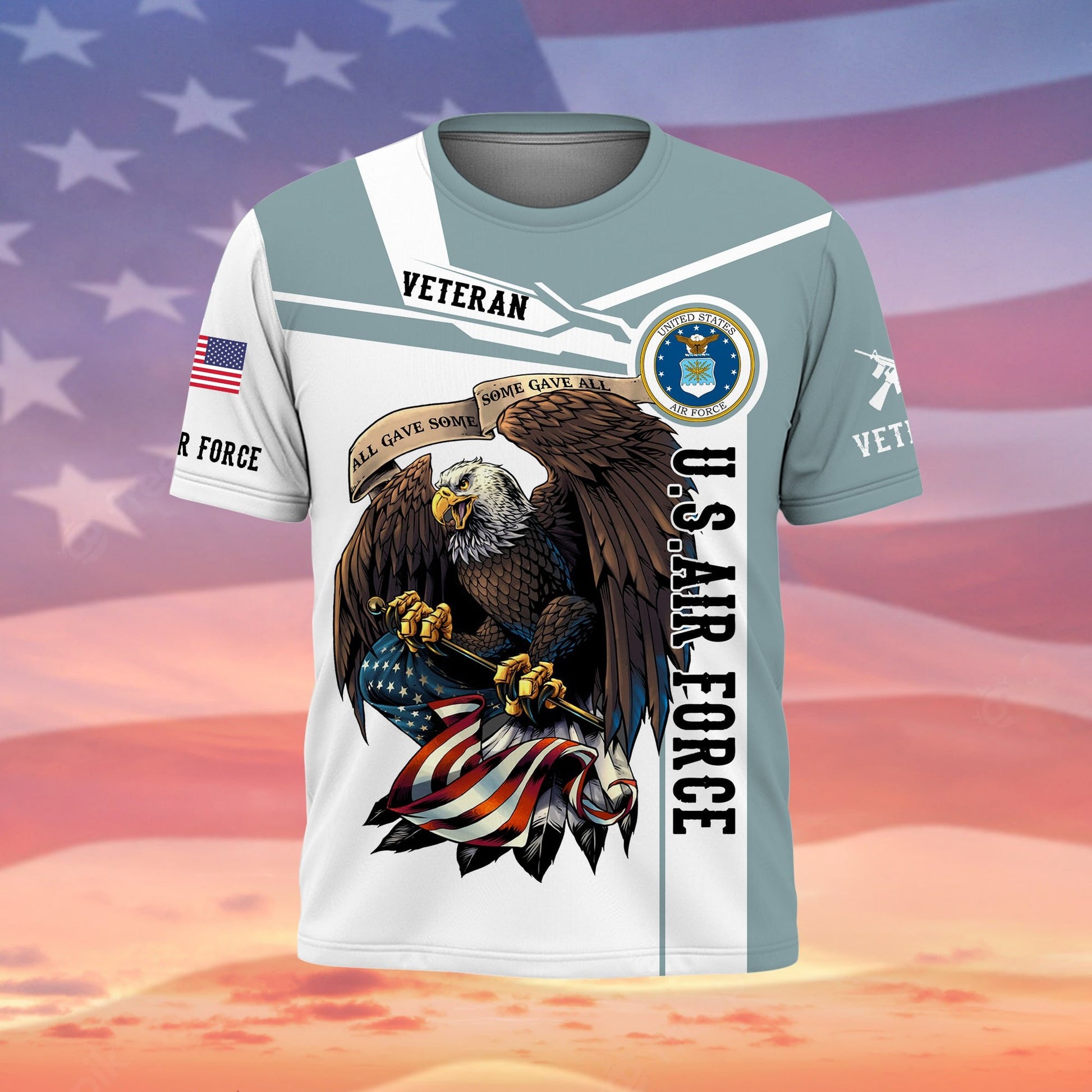 Premium Honoring All Who Served US Veteran T-Shirt NPVC240802
