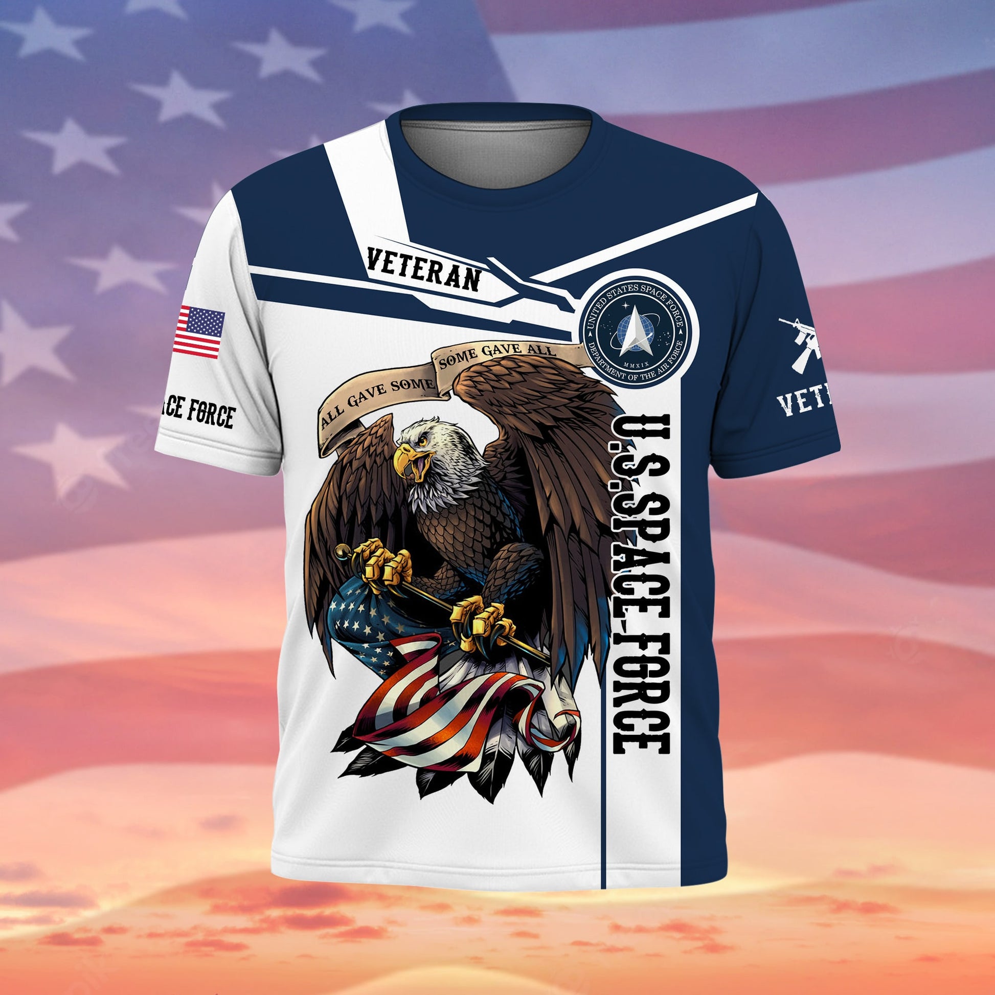 Premium Honoring All Who Served US Veteran T-Shirt NPVC240802