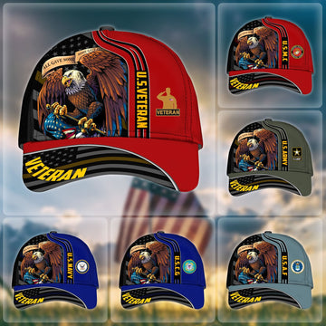 Premium Honoring All Who Served US Veteran Cap NPVC171002