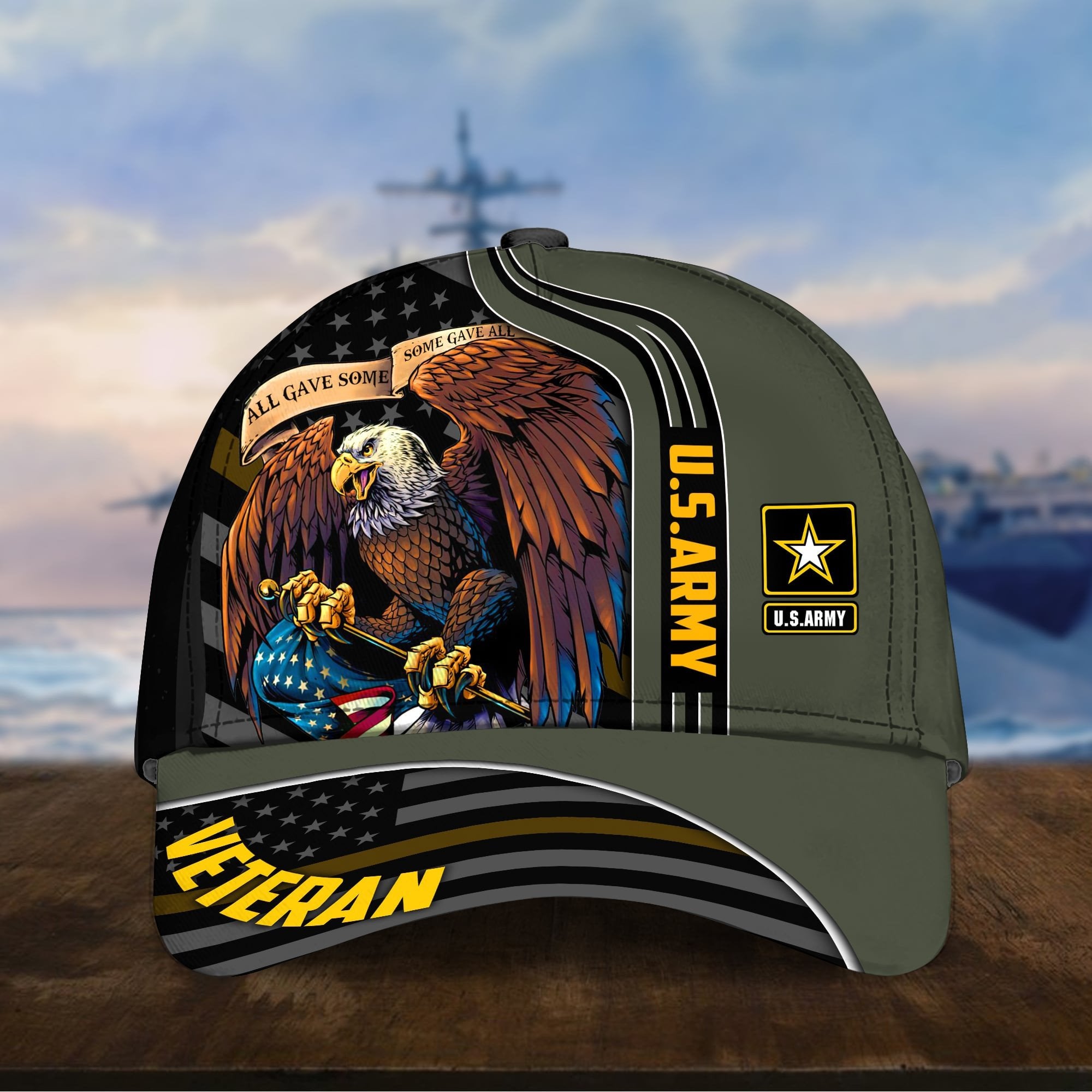 Premium Honoring All Who Served US Veteran Cap NPVC171002