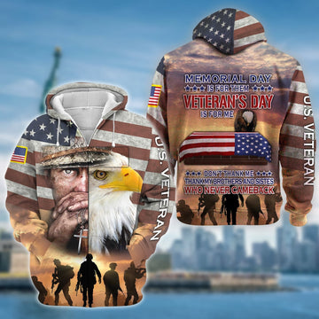 Premium Veteran's Day Is For Me US Veteran Zip Hoodie NPVC261001
