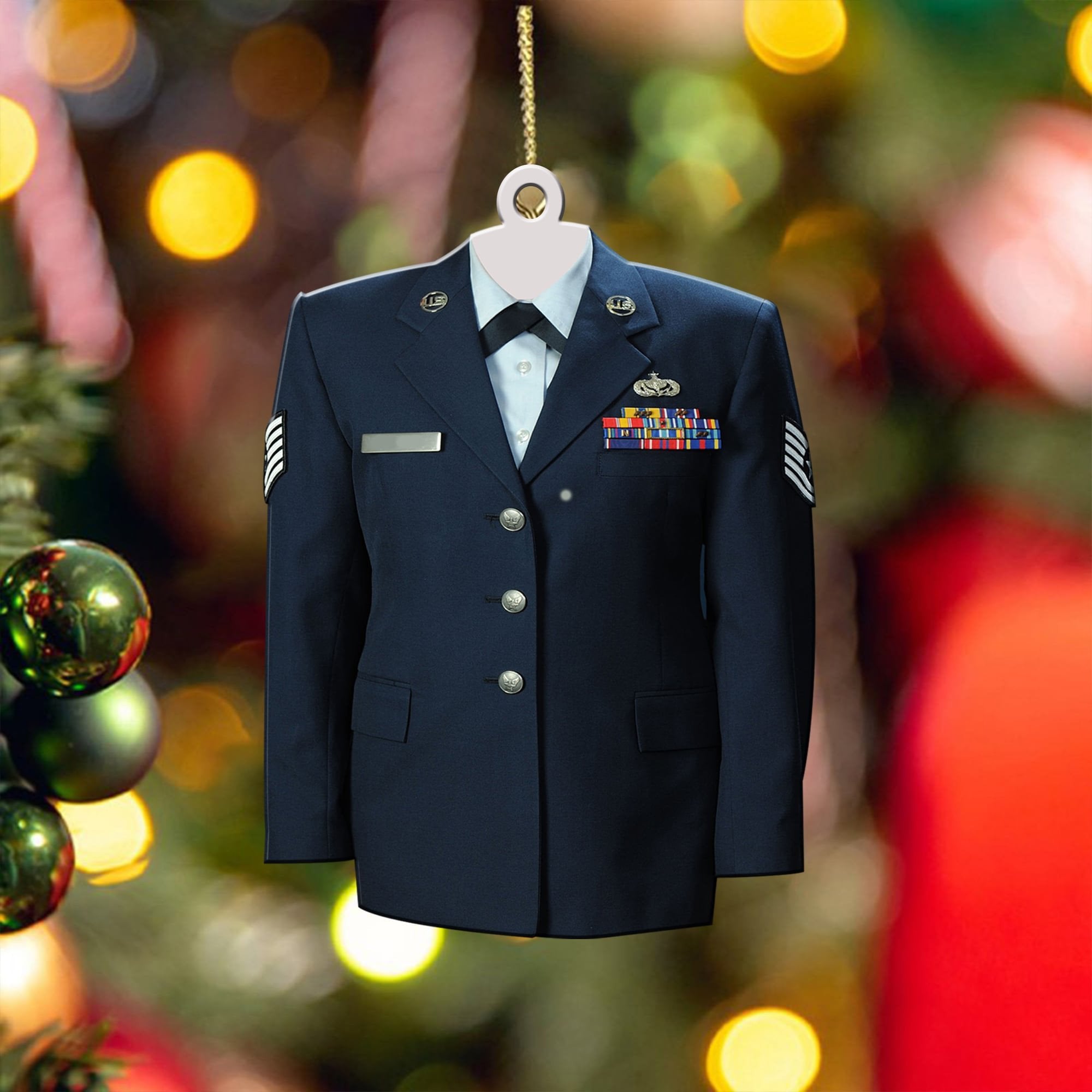 Premium US Veteran Ornament NPVC071001