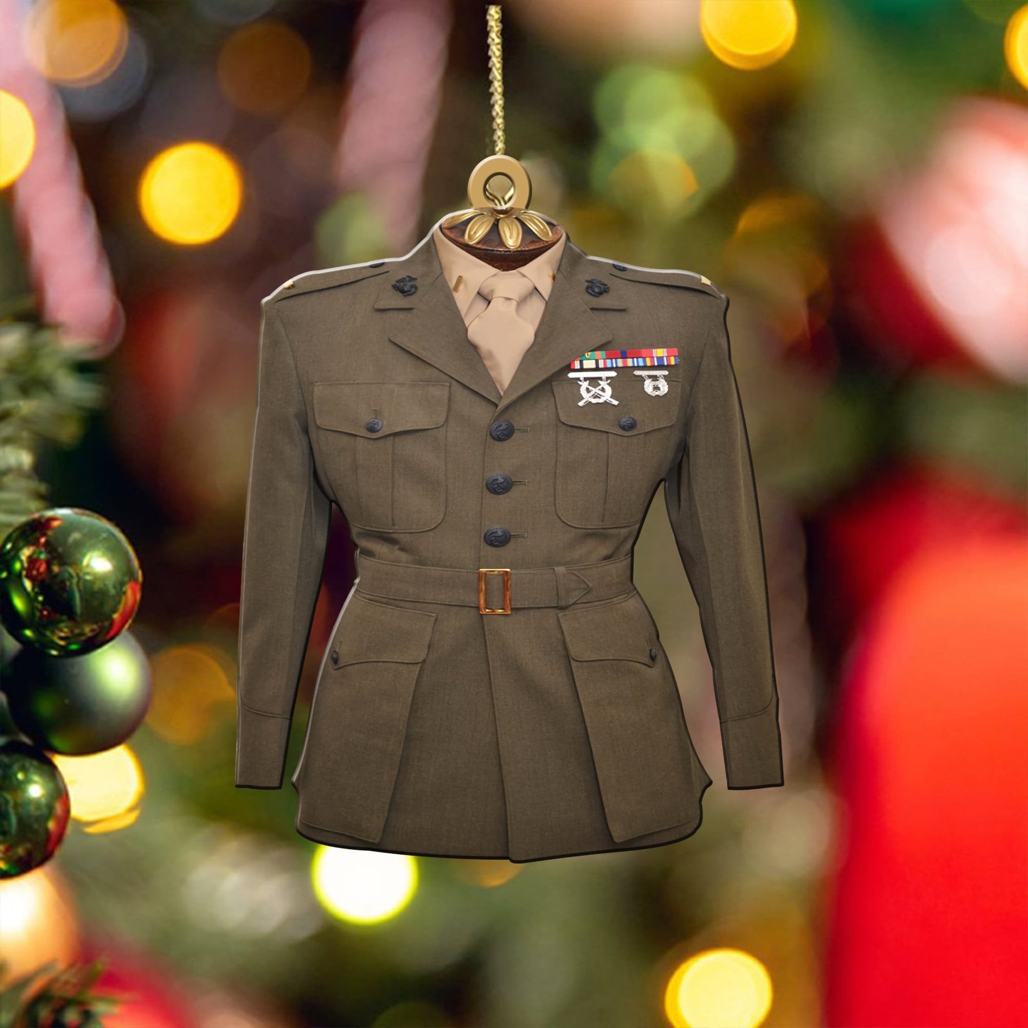 Premium US Veteran Ornament NPVC071001