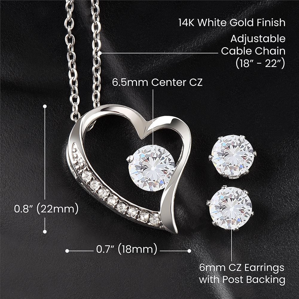 Unique US Veteran Wife Necklace Wife Gift From Husband NPVC020201