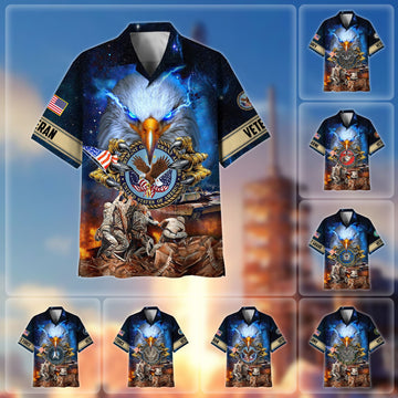 Premium Honor The Fallen US Veteran Hawaii Shirt NPVC060402