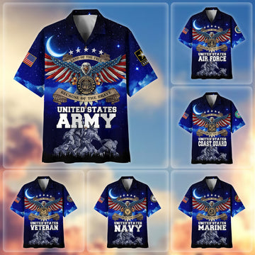 Premium Land Of The Free US Veteran Hawaii Shirt NPVC200202