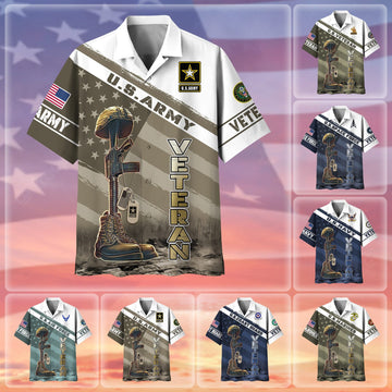 Premium Proudly Served US Veteran Hawaii Shirt NPVC030701