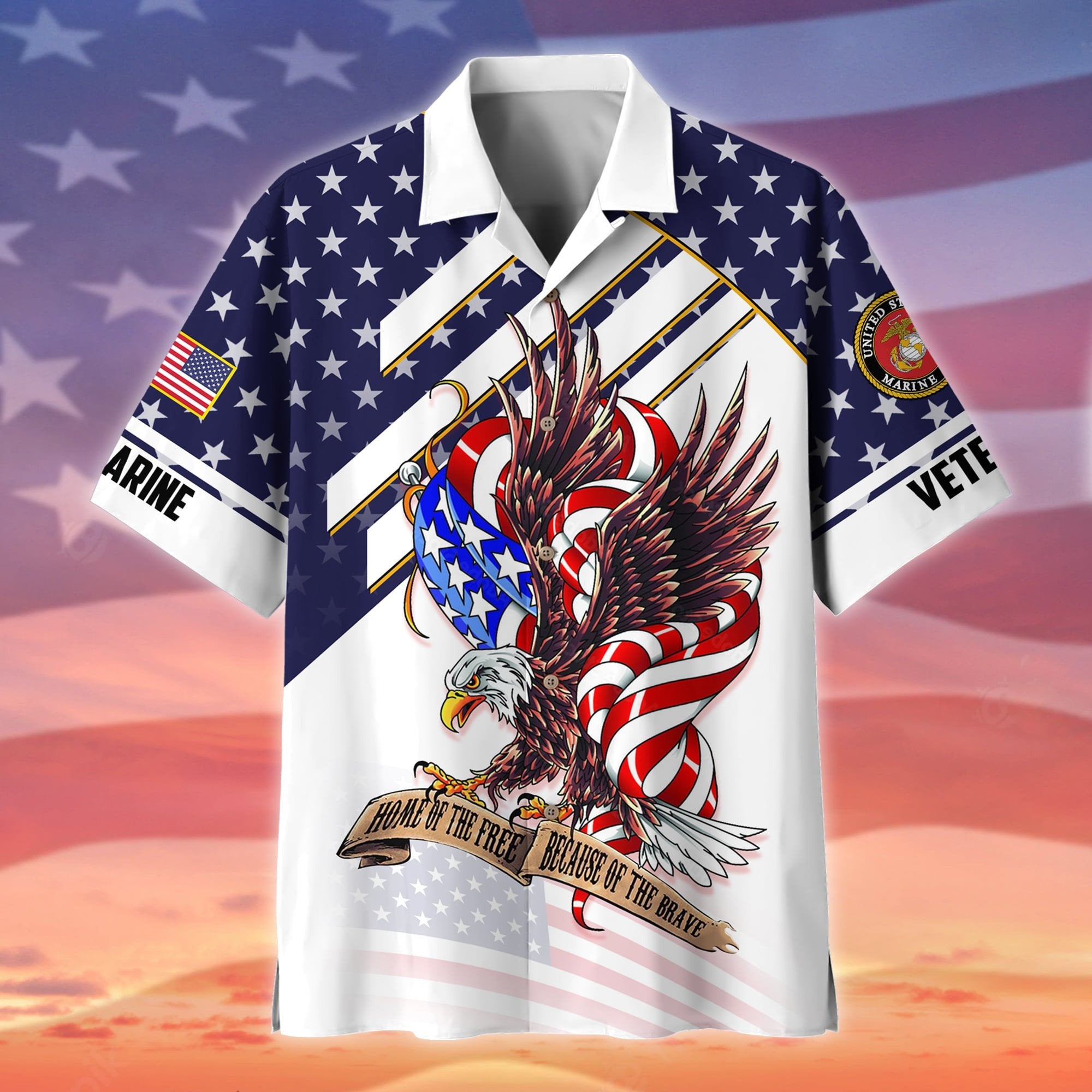 Premium Home Of The Free Hawaii Shirt NPVC140205