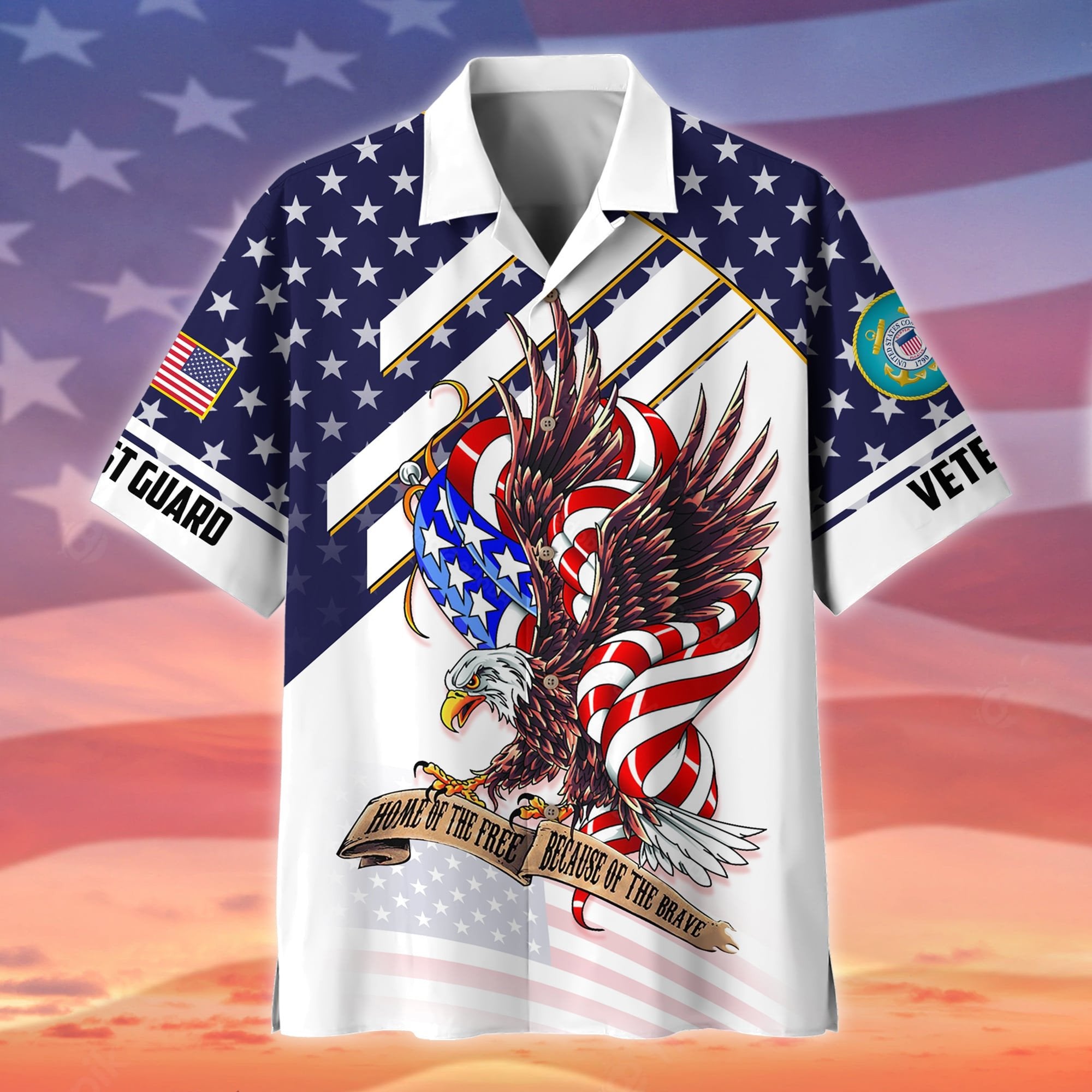 Premium Home Of The Free Hawaii Shirt NPVC140205