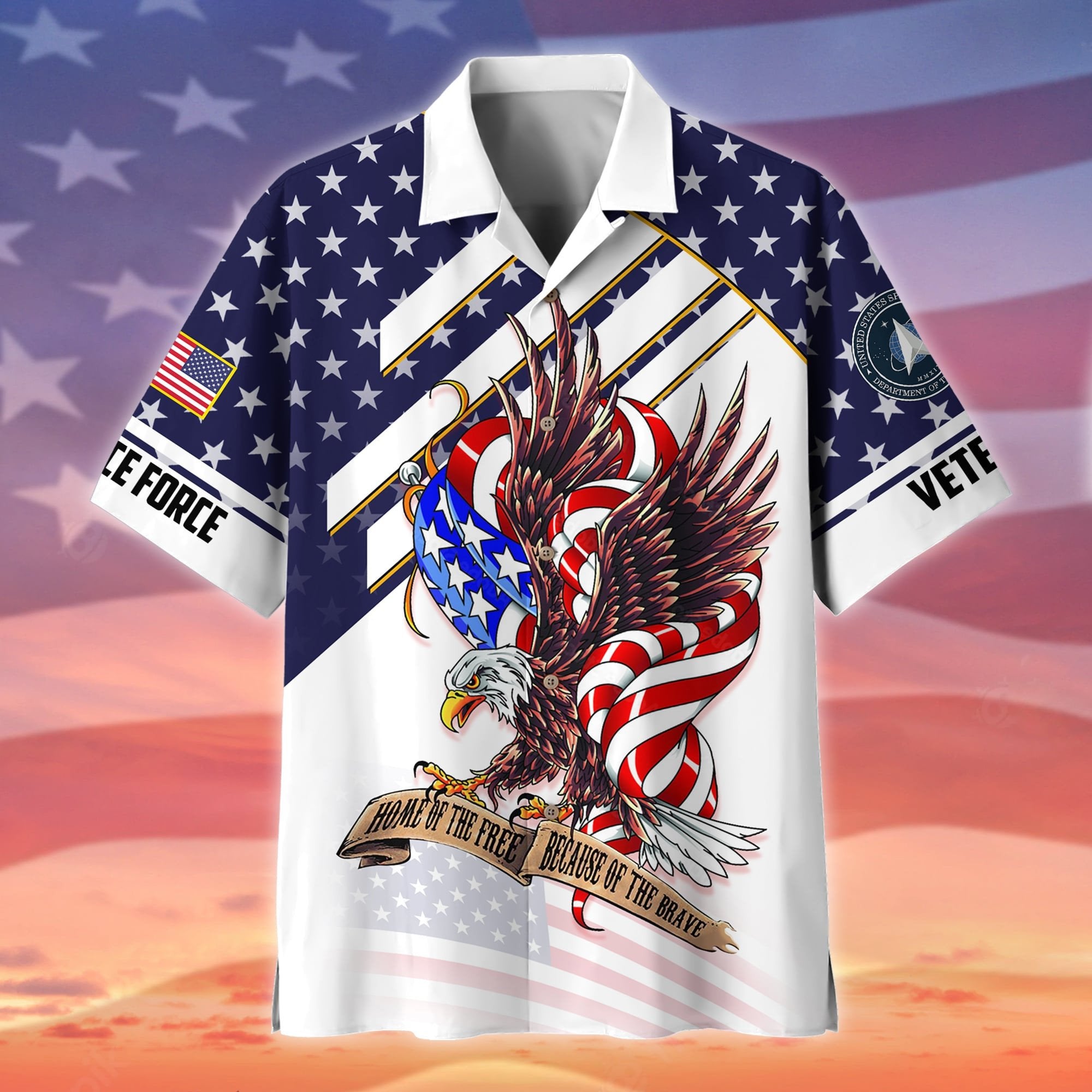 Premium Home Of The Free Hawaii Shirt NPVC140205