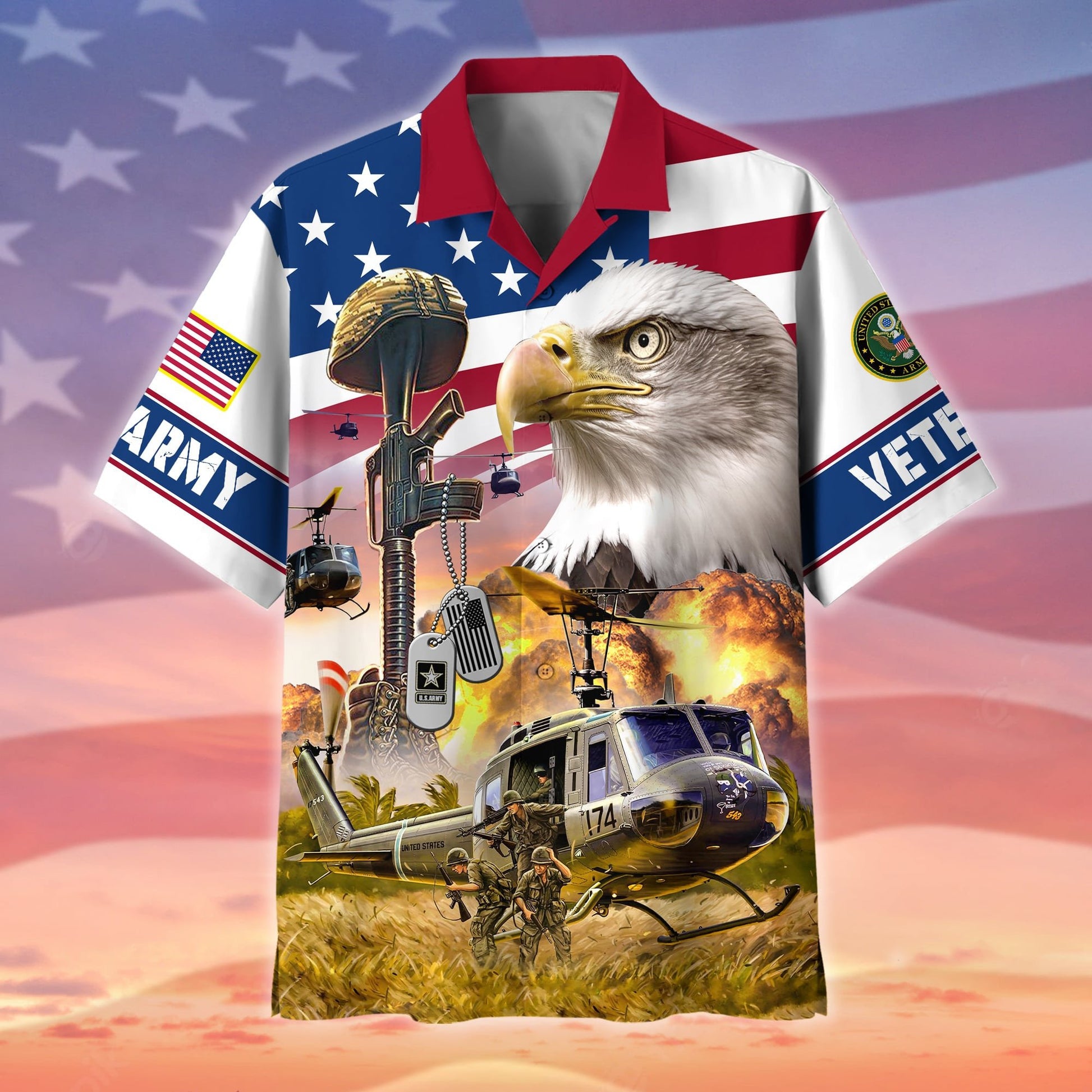 Unique Proudly Served US Veteran Hawaii Shirt APVC130703