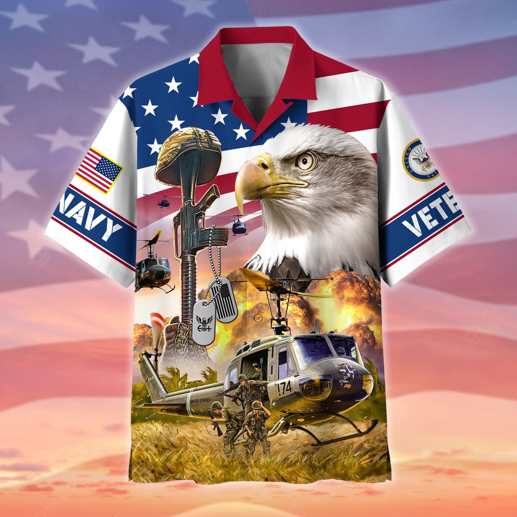 Unique Proudly Served US Veteran Hawaii Shirt APVC130703
