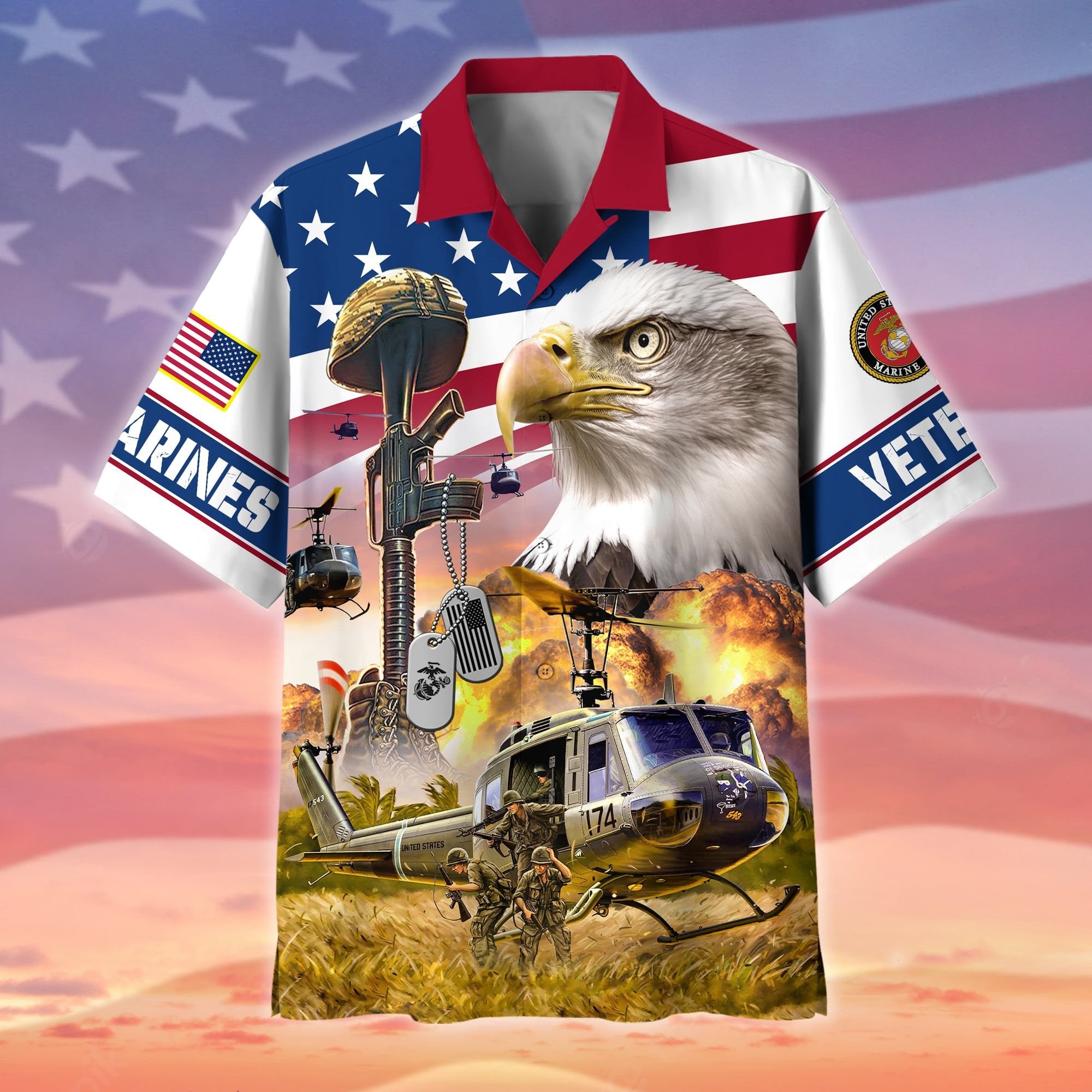 Unique Proudly Served US Veteran Hawaii Shirt APVC130703