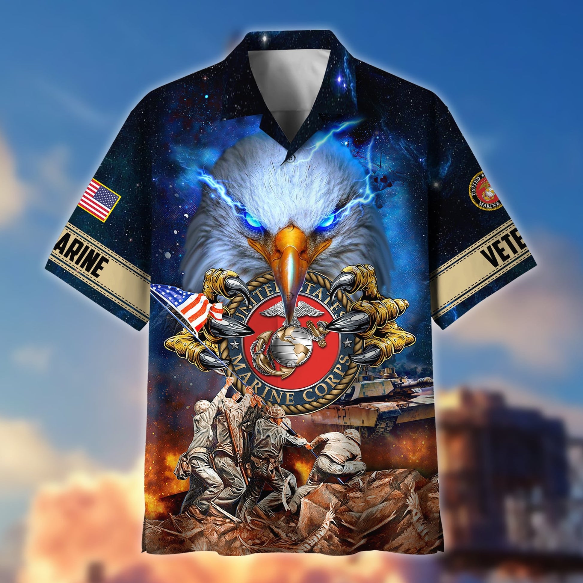 Premium Honor The Fallen US Veteran Hawaii Shirt NPVC060402