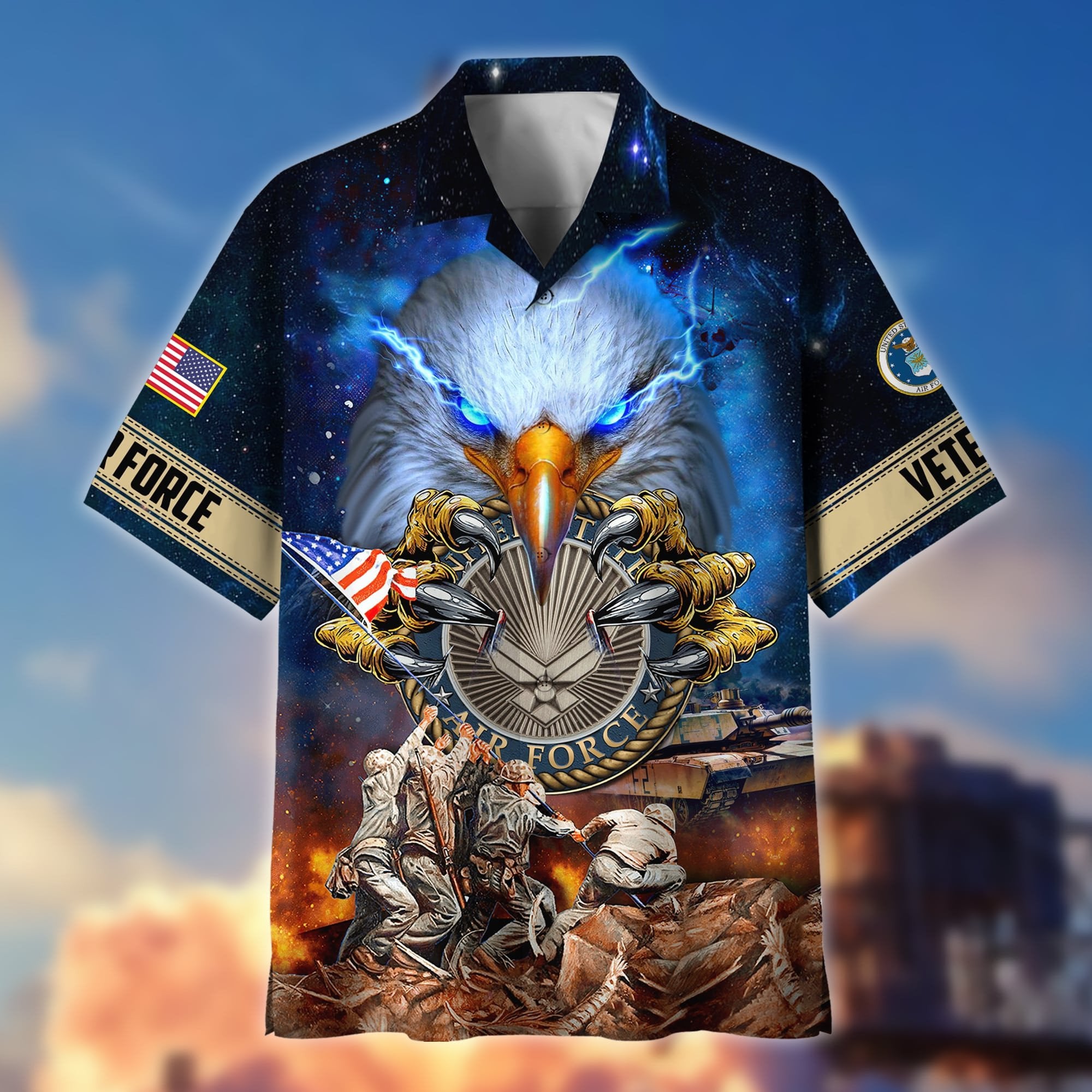 Premium Honor The Fallen US Veteran Hawaii Shirt NPVC060402