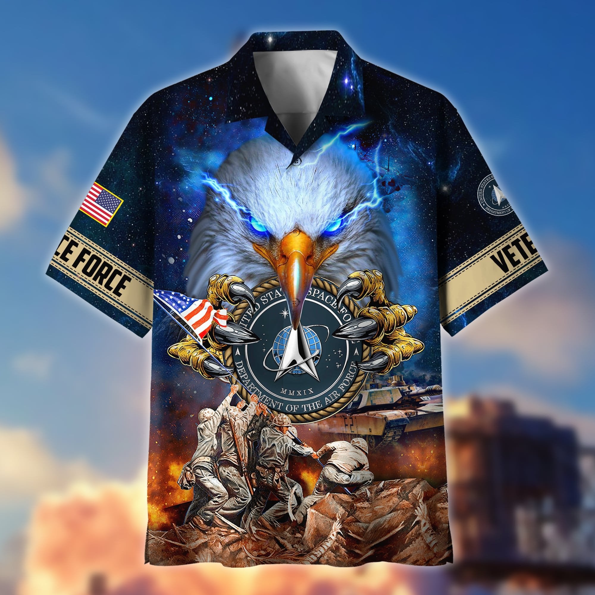 Premium Honor The Fallen US Veteran Hawaii Shirt NPVC060402