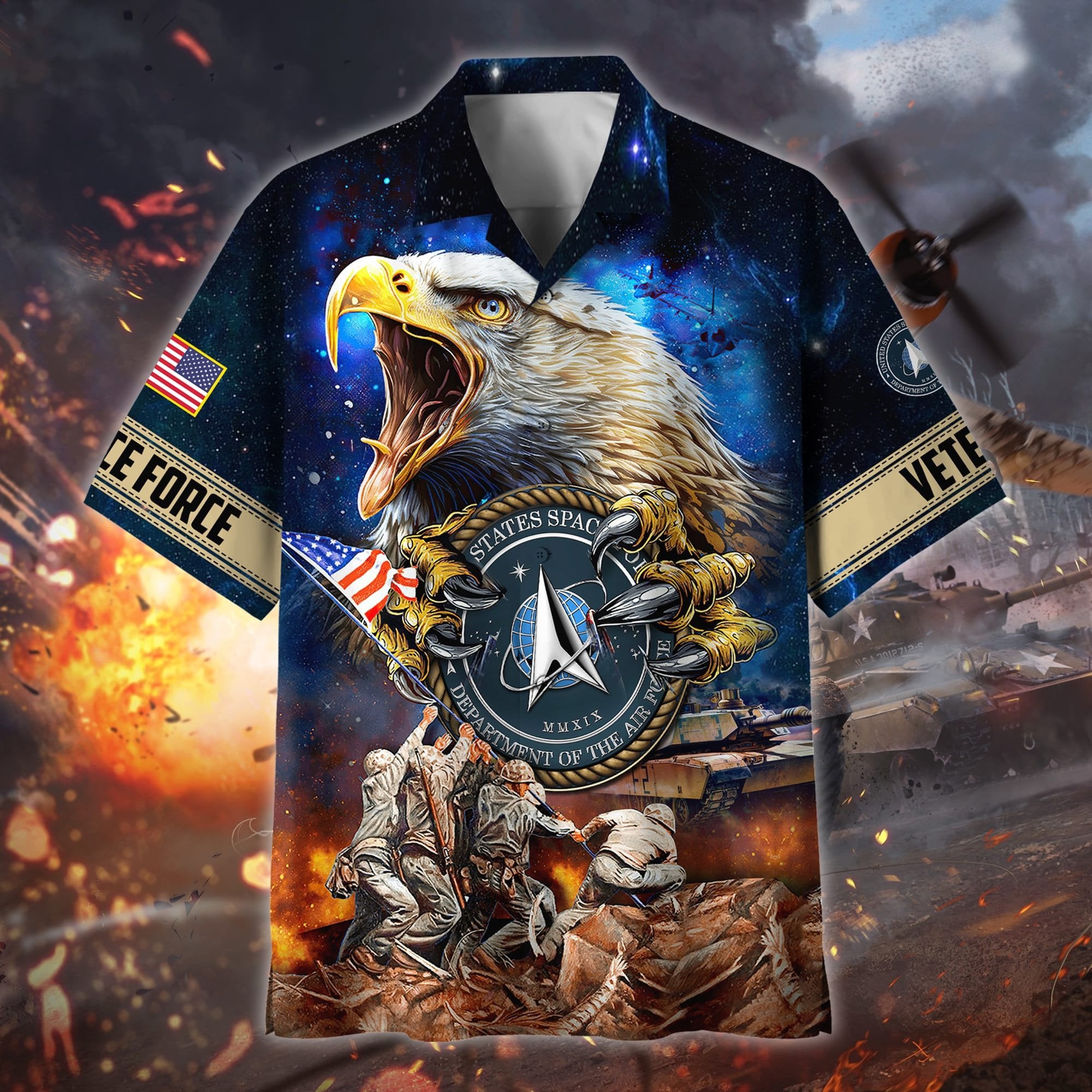 Premium Honoring All Who Served US Veteran Hawaii Shirt NPVC200302