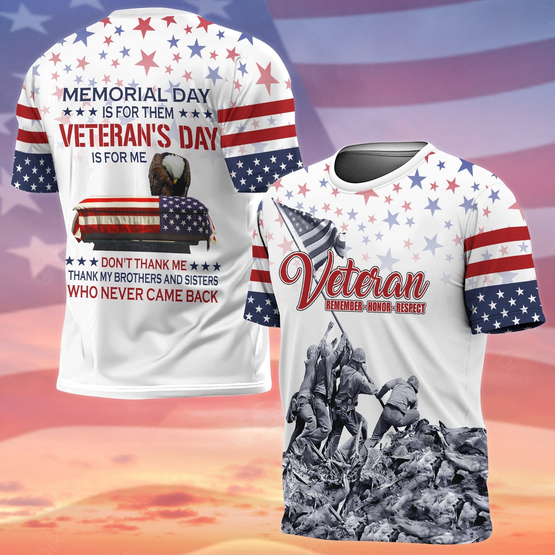 Premium Memorial Day Is For Them Polo And Hawaii Shirt NPVC060201