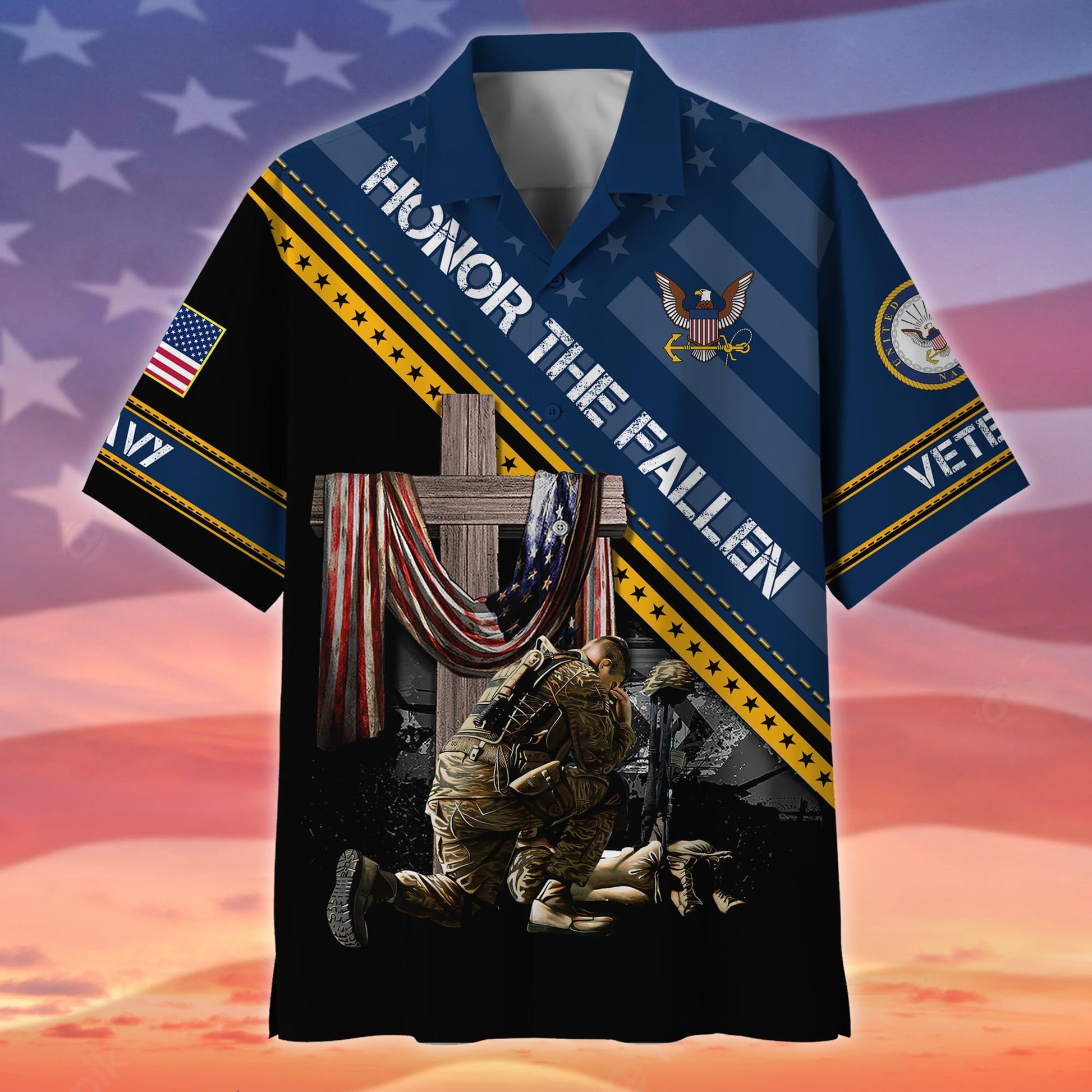 Premium Honor The Fallen US Veteran Hawaii Shirt NPVC150502