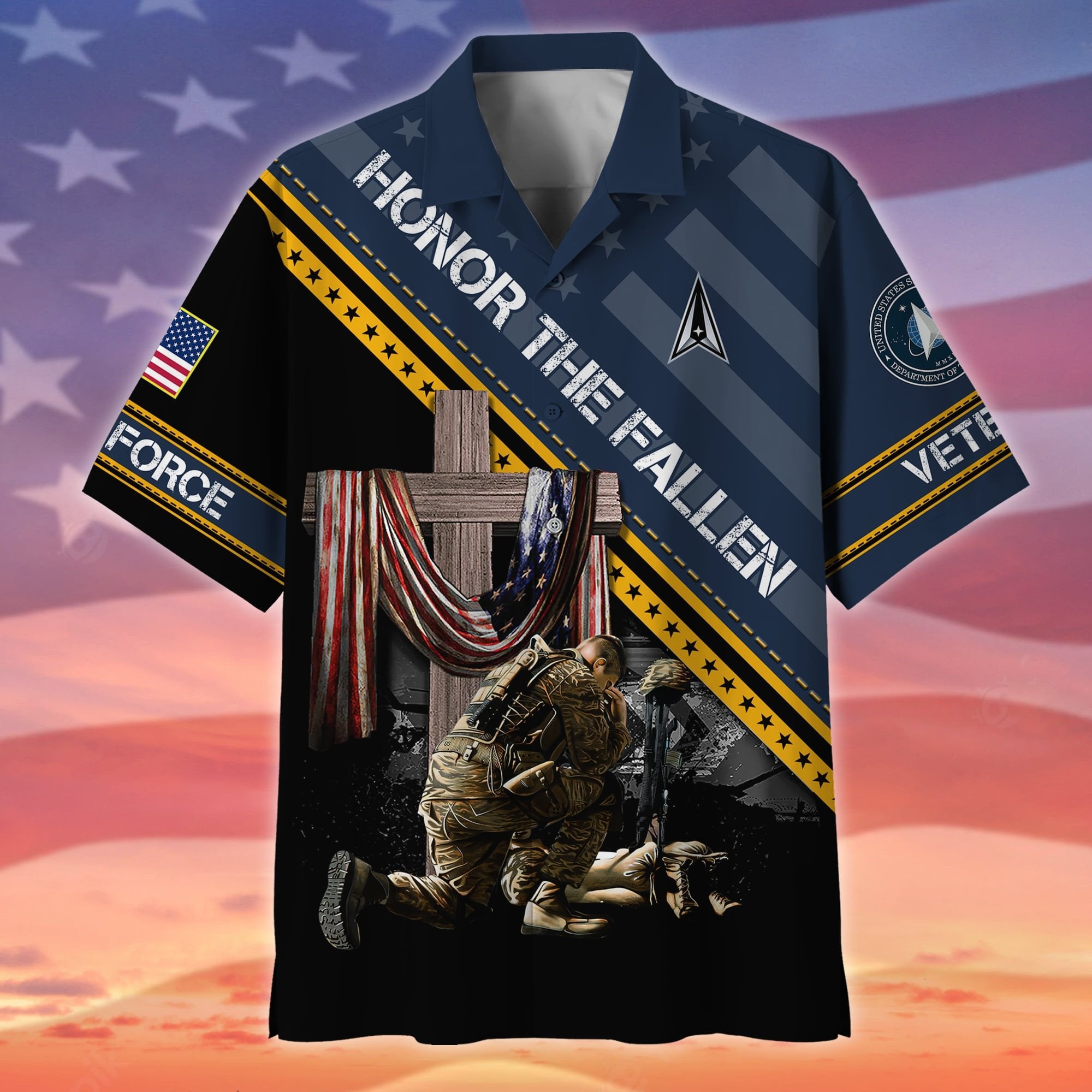 Premium Honor The Fallen US Veteran Hawaii Shirt NPVC150502