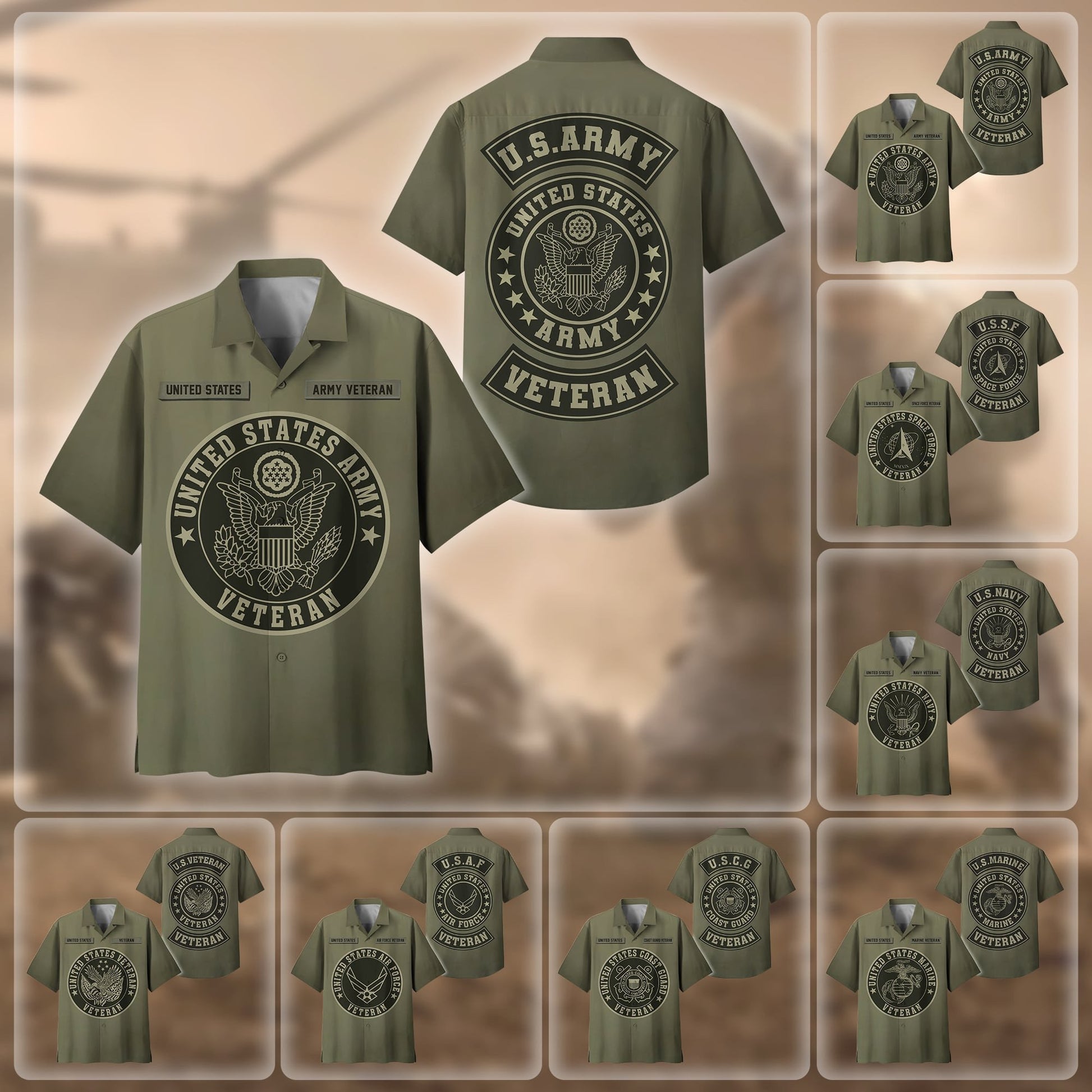 Premium Proudly Served US Veteran Hawaii Shirt NPVC190503