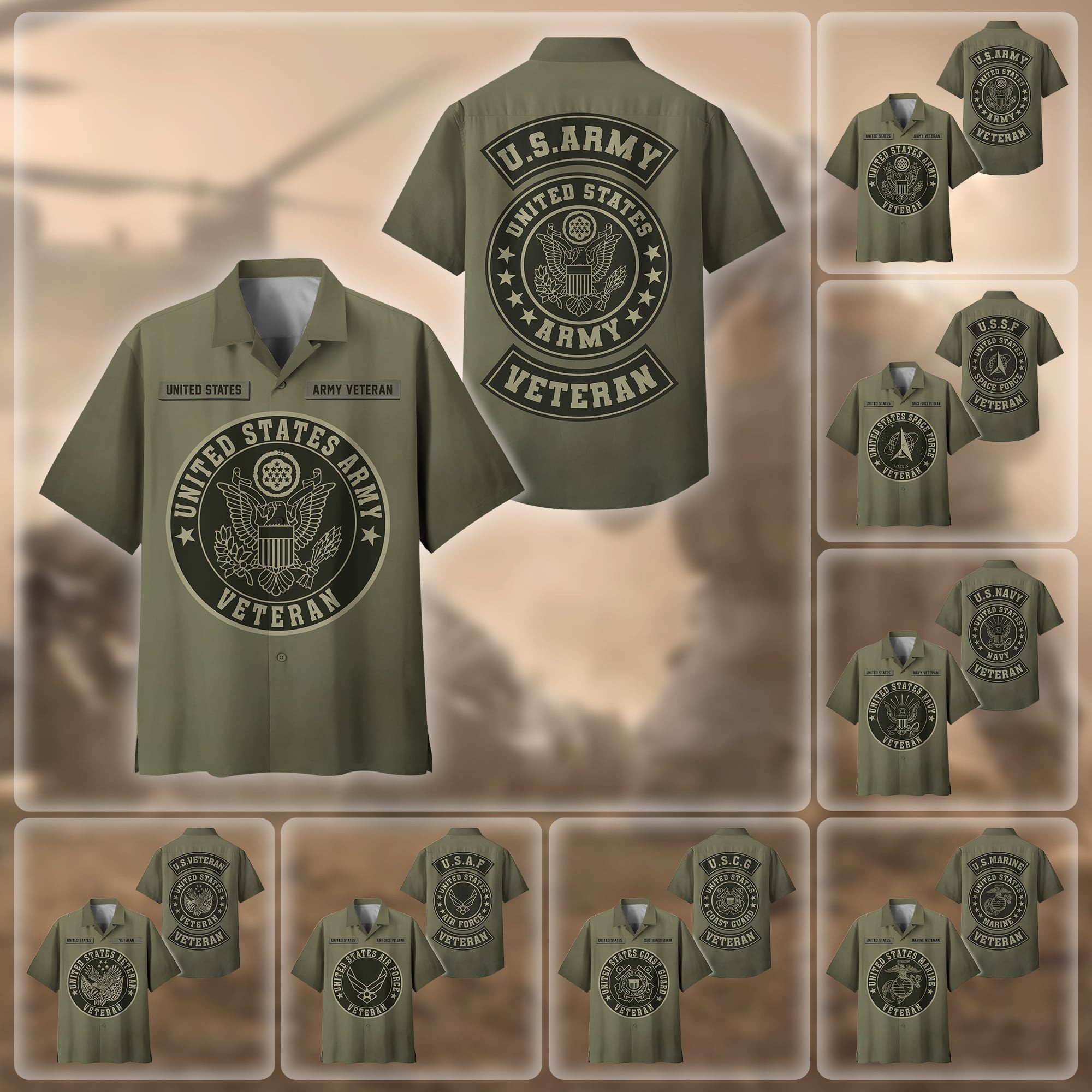 Premium Proudly Served US Veteran Hawaii Shirt NPVC190503