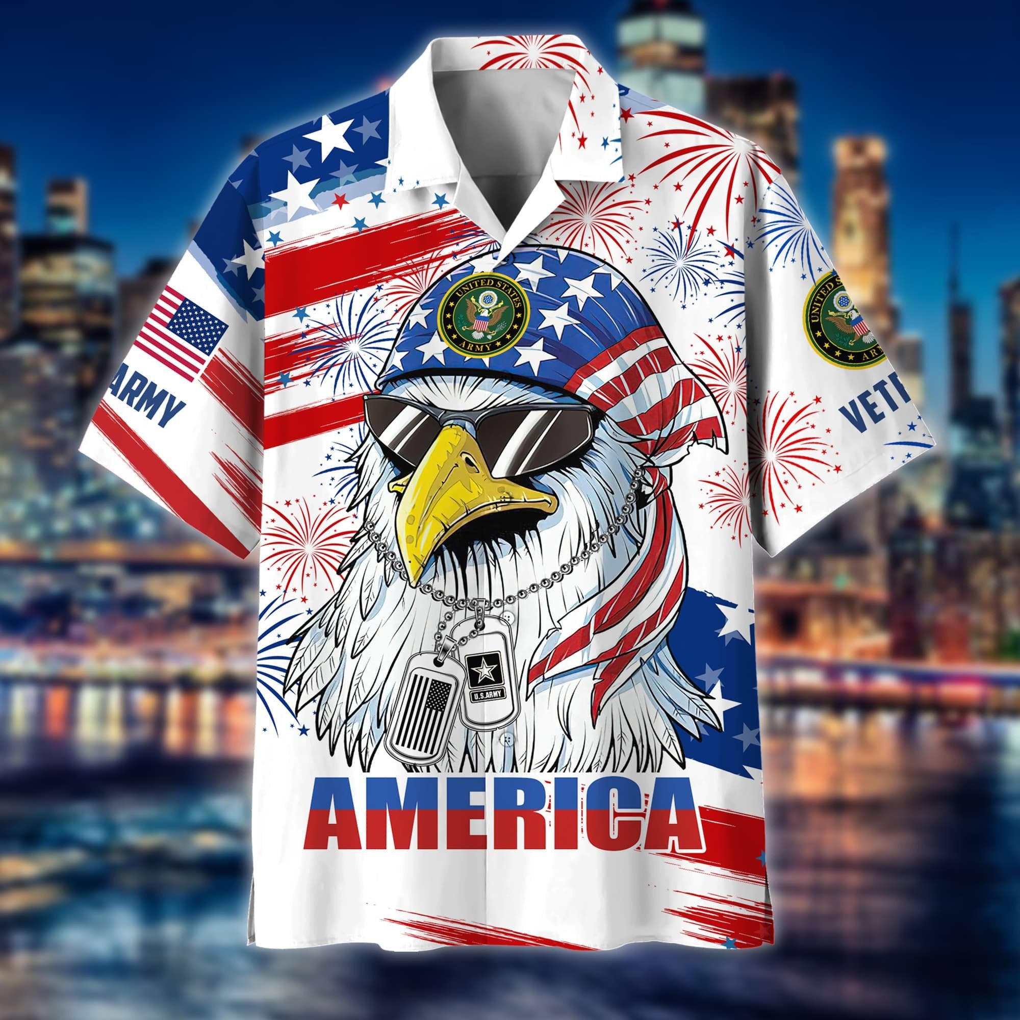 Premium American Pride US Veteran Hawaii Shirt NPVC170502