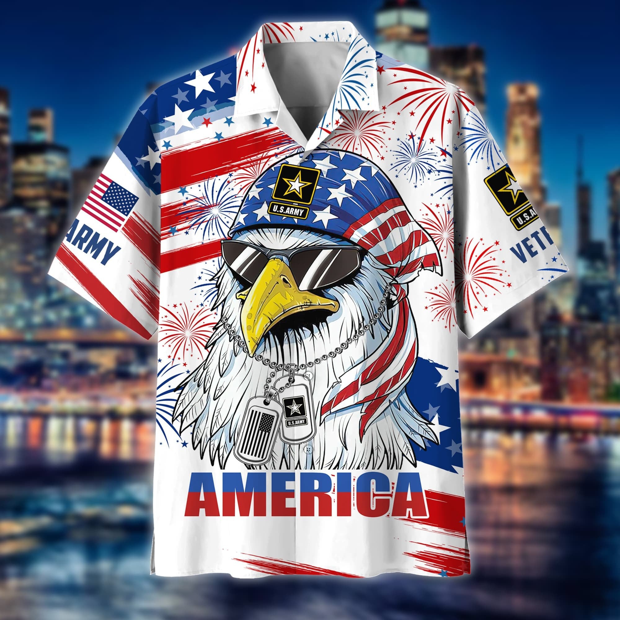 Premium American Pride US Veteran Hawaii Shirt NPVC170502
