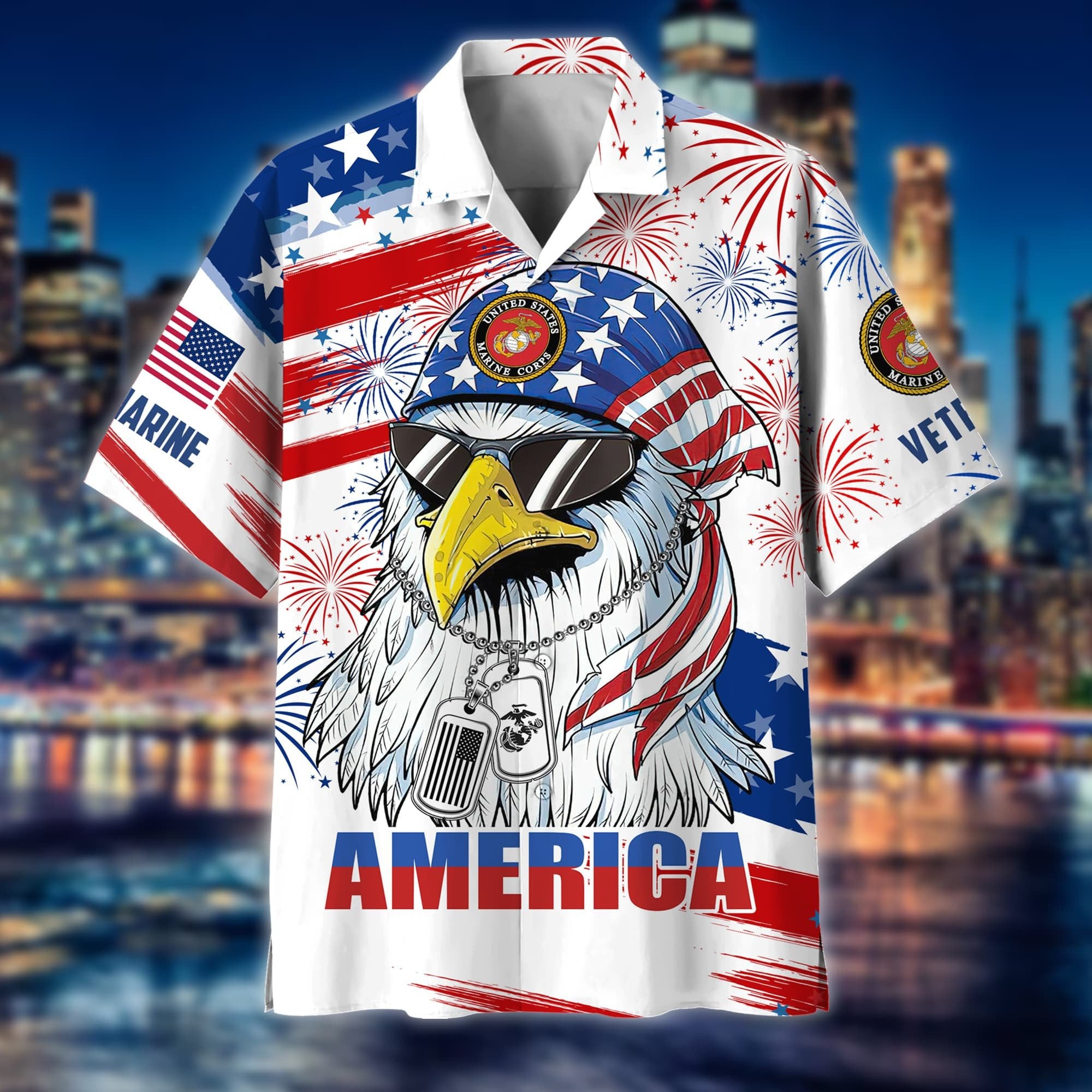 Premium American Pride US Veteran Hawaii Shirt NPVC170502