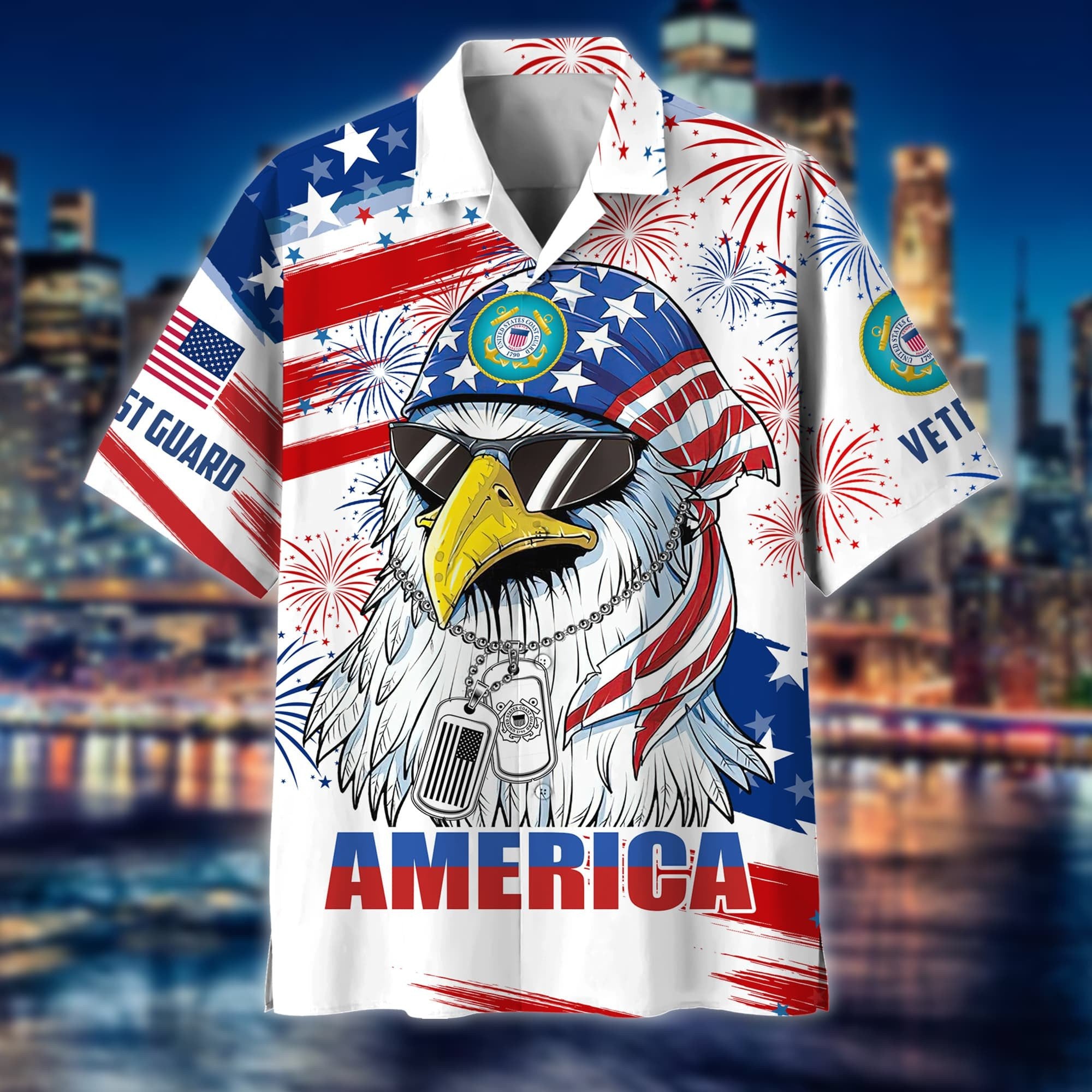 Premium American Pride US Veteran Hawaii Shirt NPVC170502